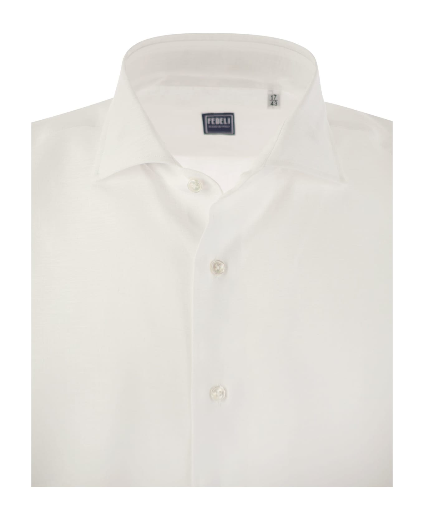 Fedeli Roby - Linen Shirt - White