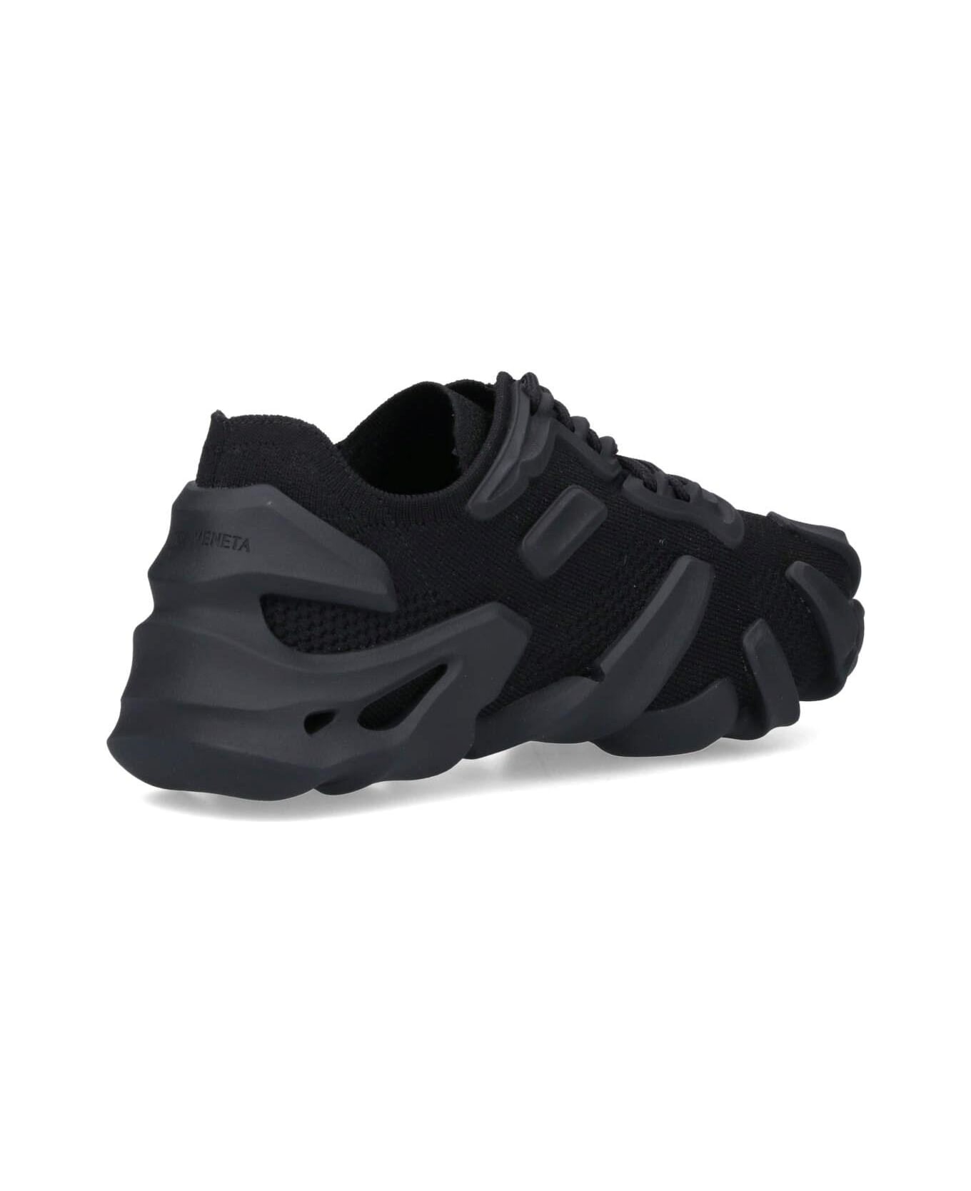 Bottega Veneta 'flex' Knit Sneakers - Black