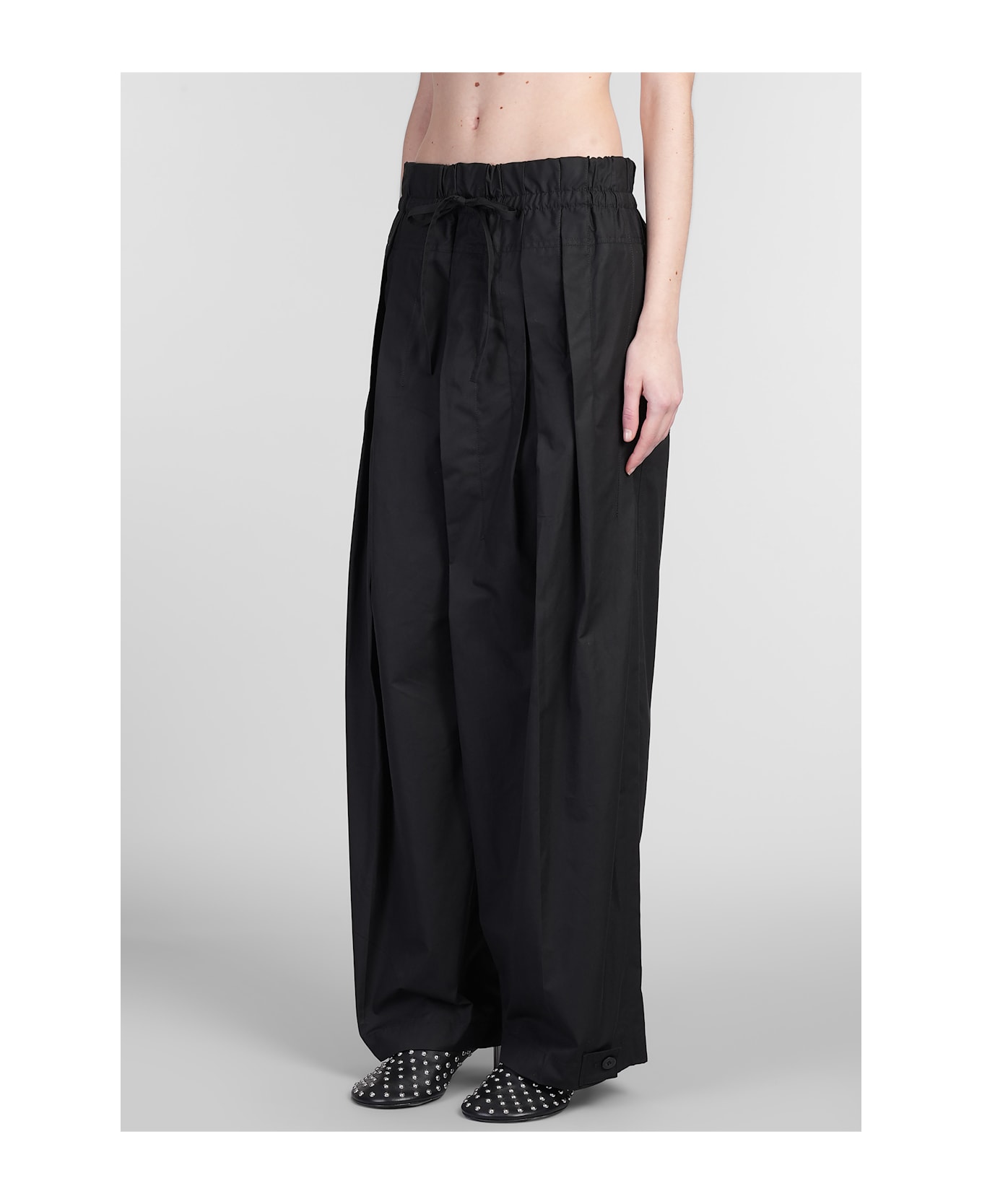 Jil Sander Trousers 68 Pants In Black Cotton - black