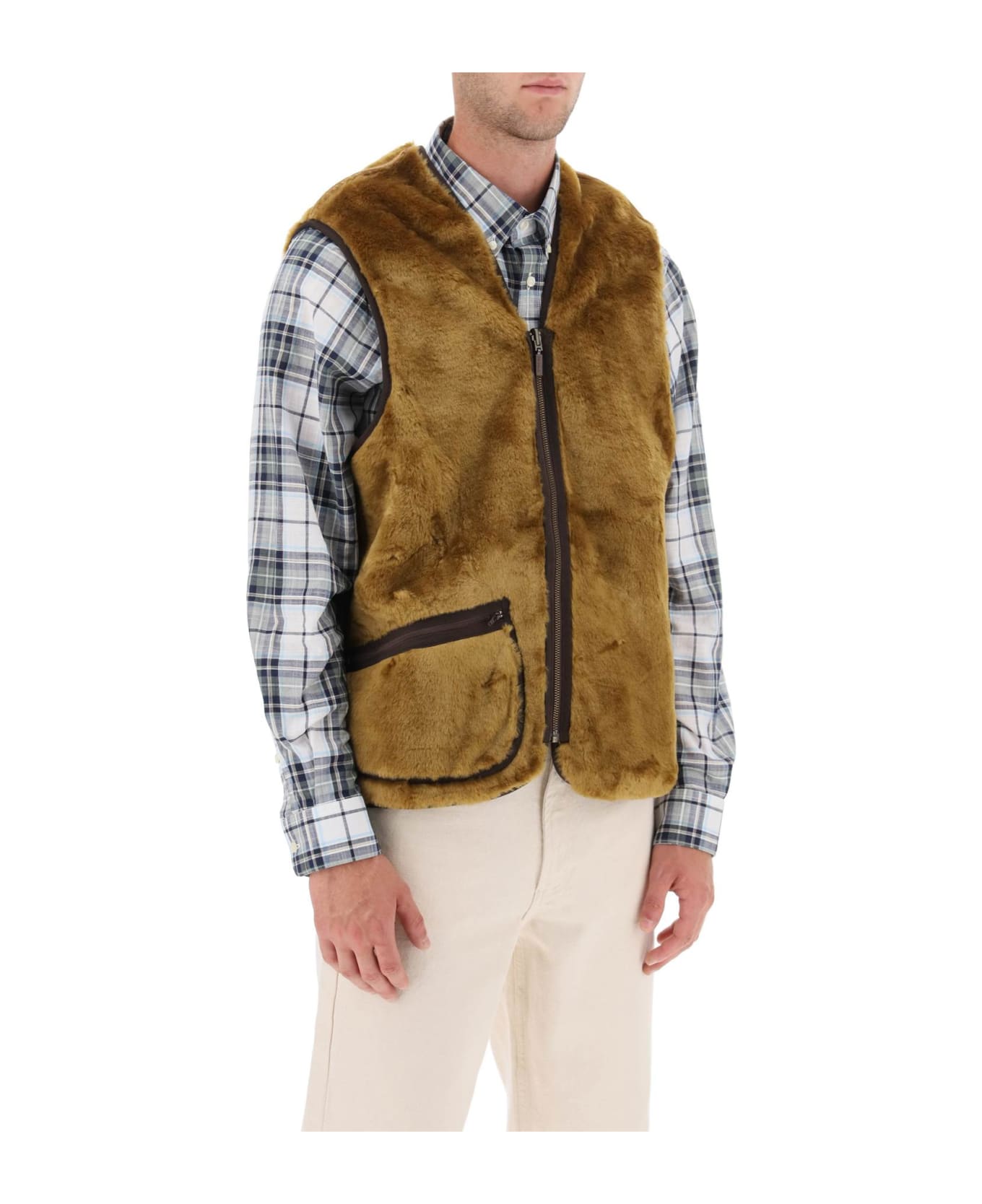 Barbour Warm Pile Waistcoat - Brown
