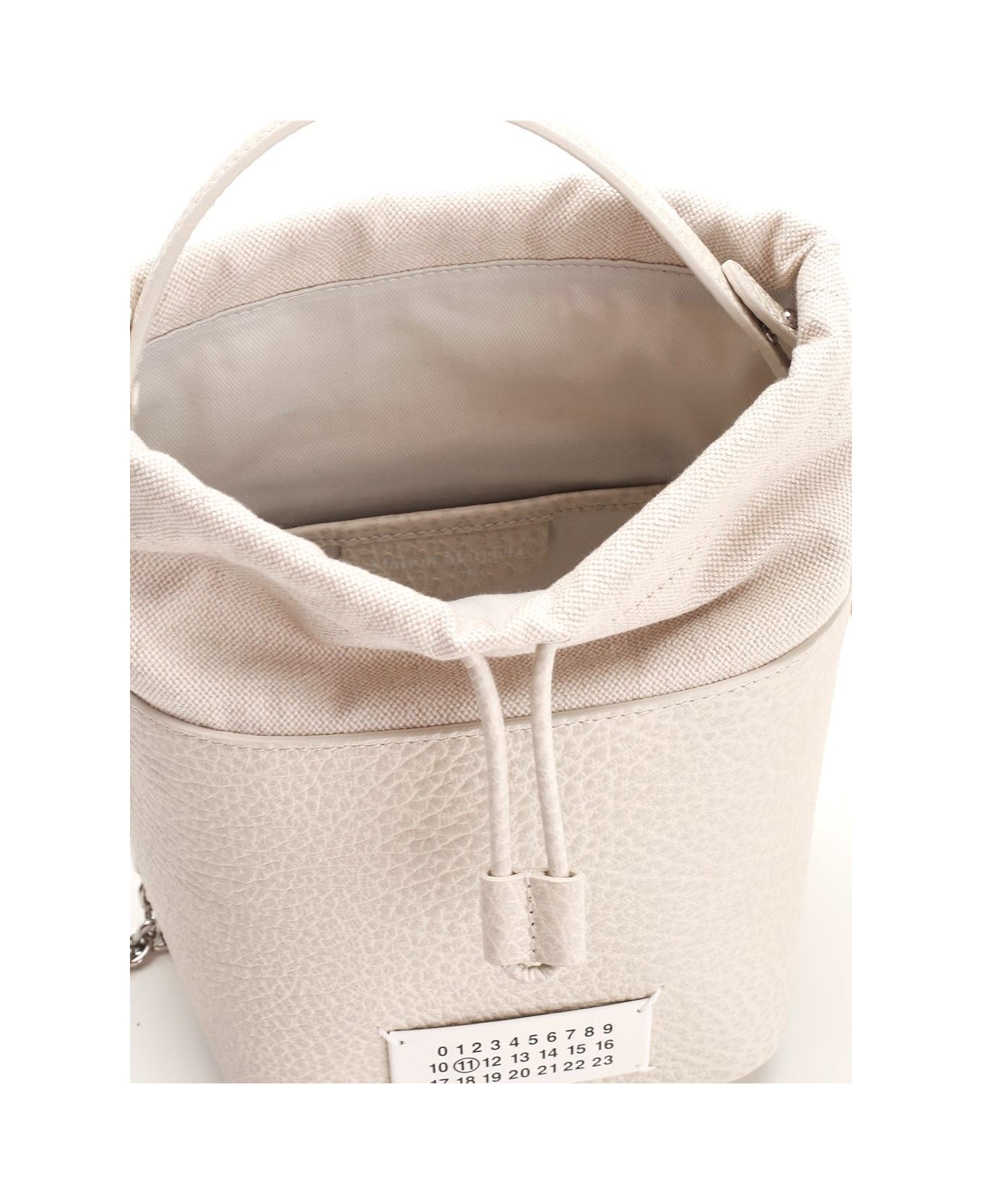 Maison Margiela "5ac" Small Bucket Bag - Beige