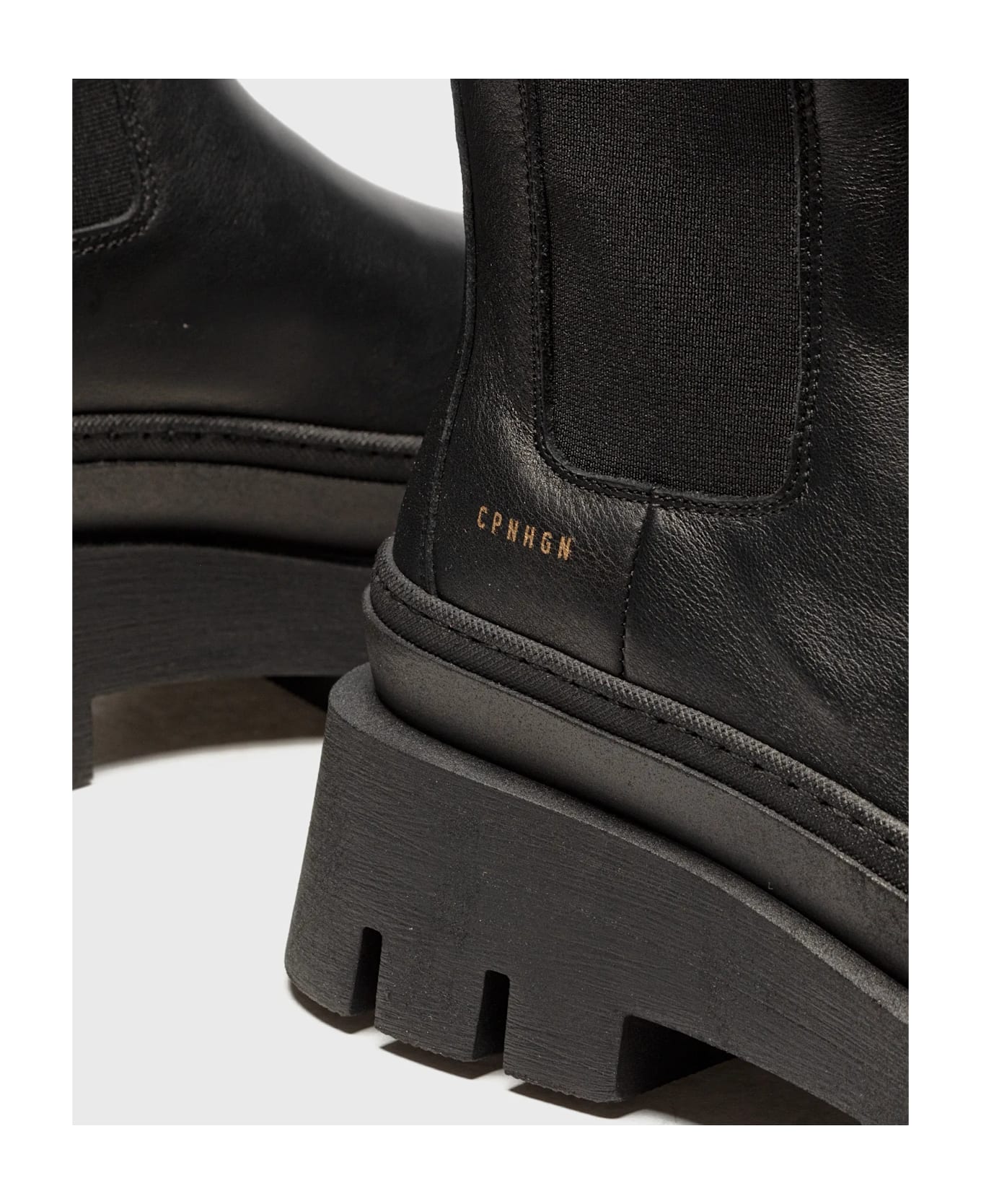 Copenhagen Leather Chelsea Boot - Blk Black