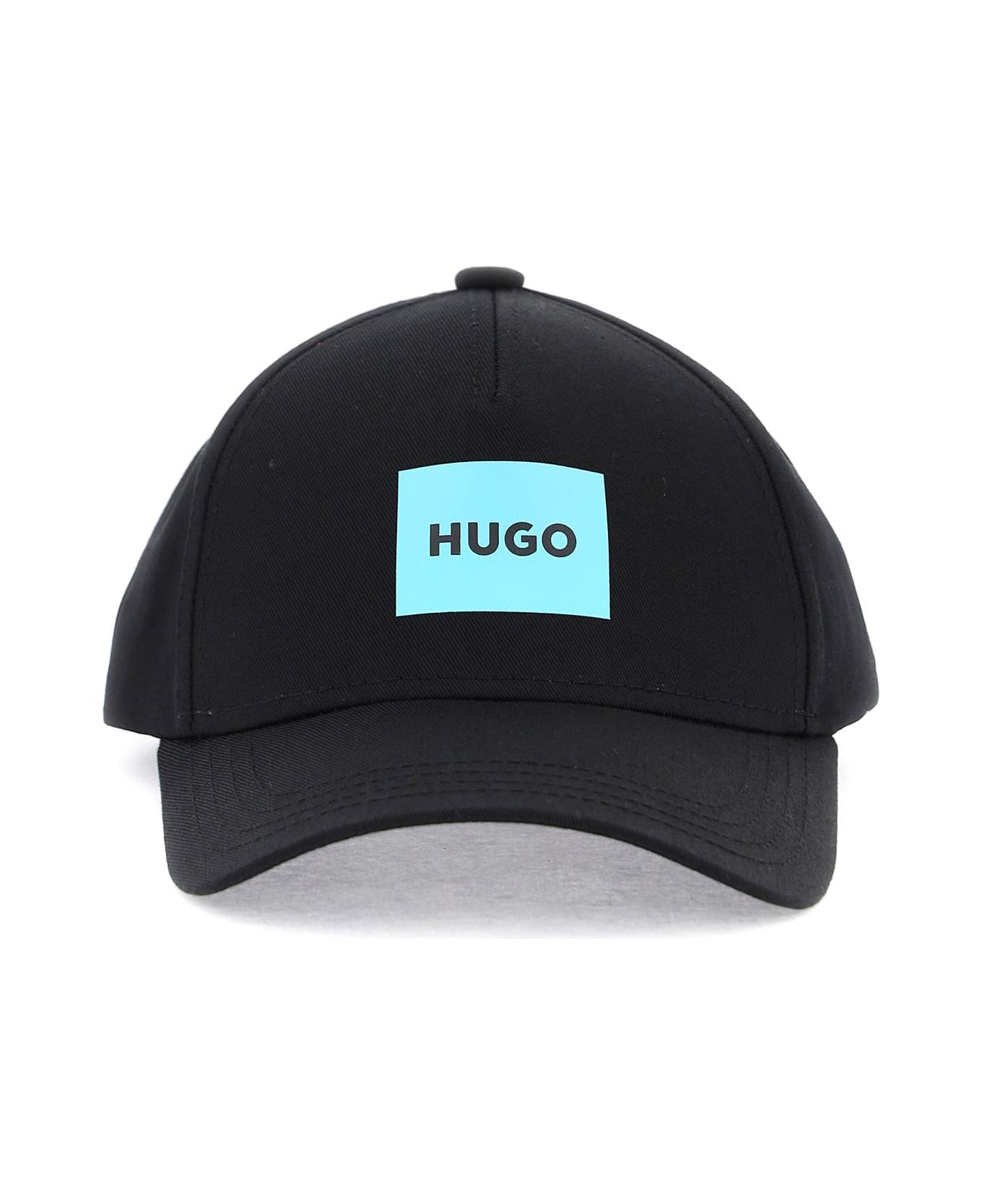 Hugo Boss Baseball Cap With Patch Design - BLACK (Black)