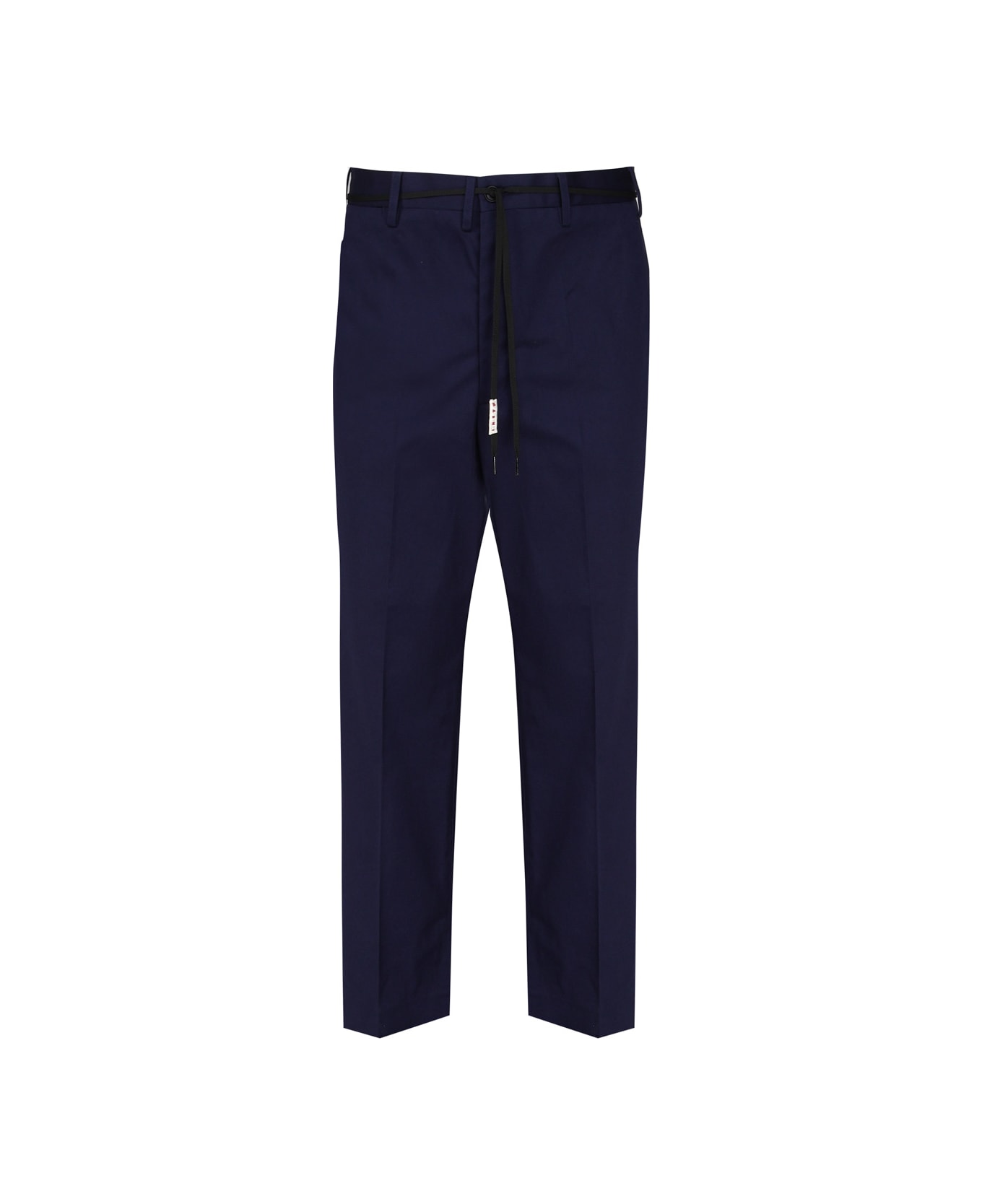 Marni Cotton Trousers - Blue