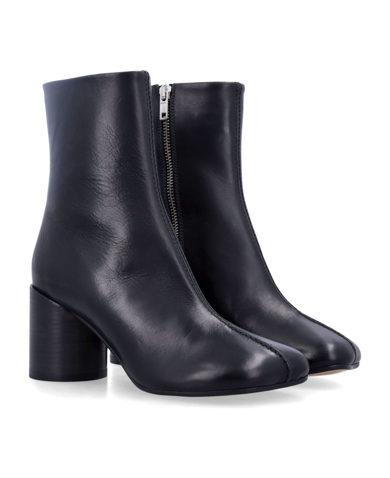 MM6 Maison Margiela Tabi Ankle Boots - BLACK