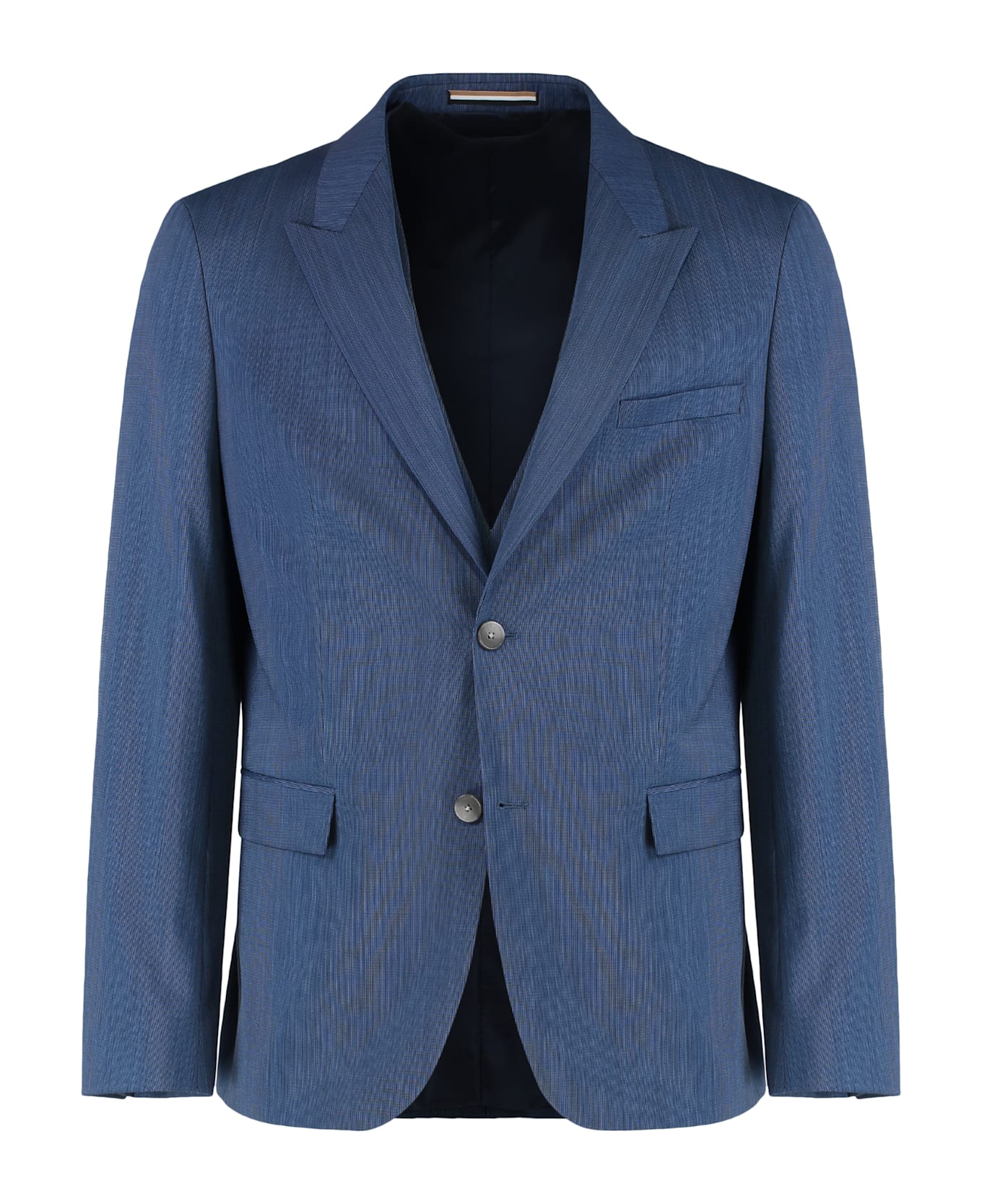 Hugo Boss Stretch Wool Blend Three-pieces Suit - blue