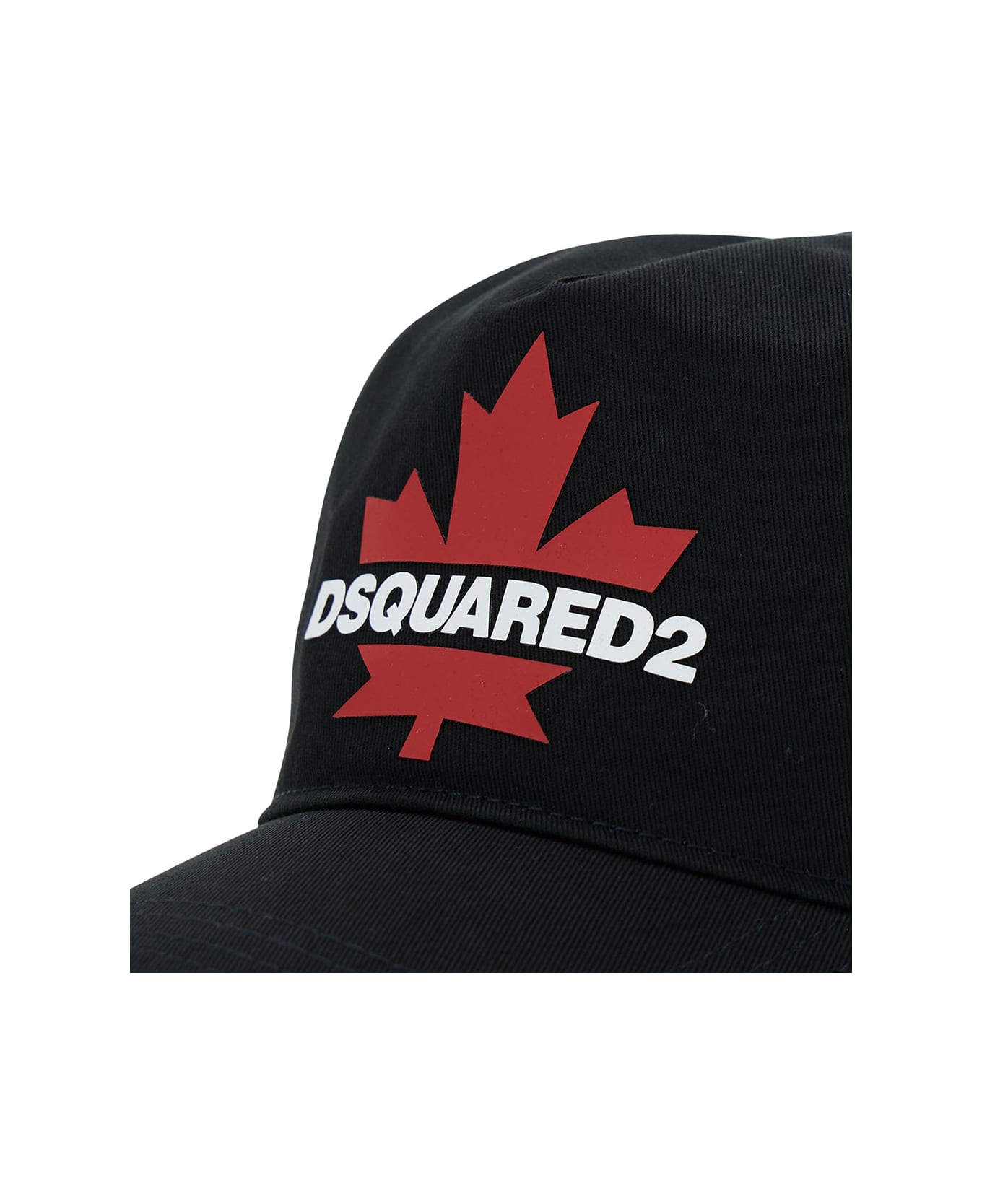 Dsquared2 Baseball Cap With Logo Embroidery - Black 帽子