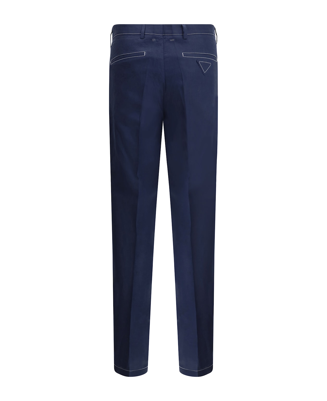 Prada Linen Pants - Blu