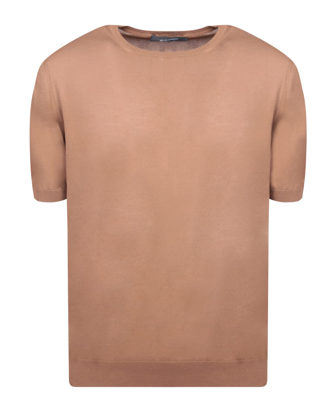 Tagliatore Short Sleeves Brown T-shirt - Brown