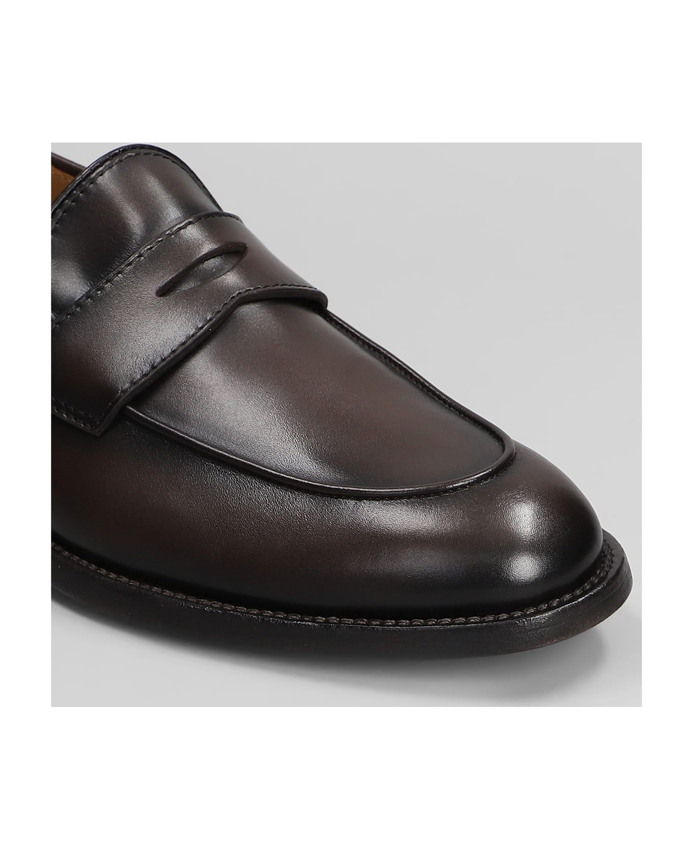 Officine Creative Opera 001 Loafers In Brown Leather - brown