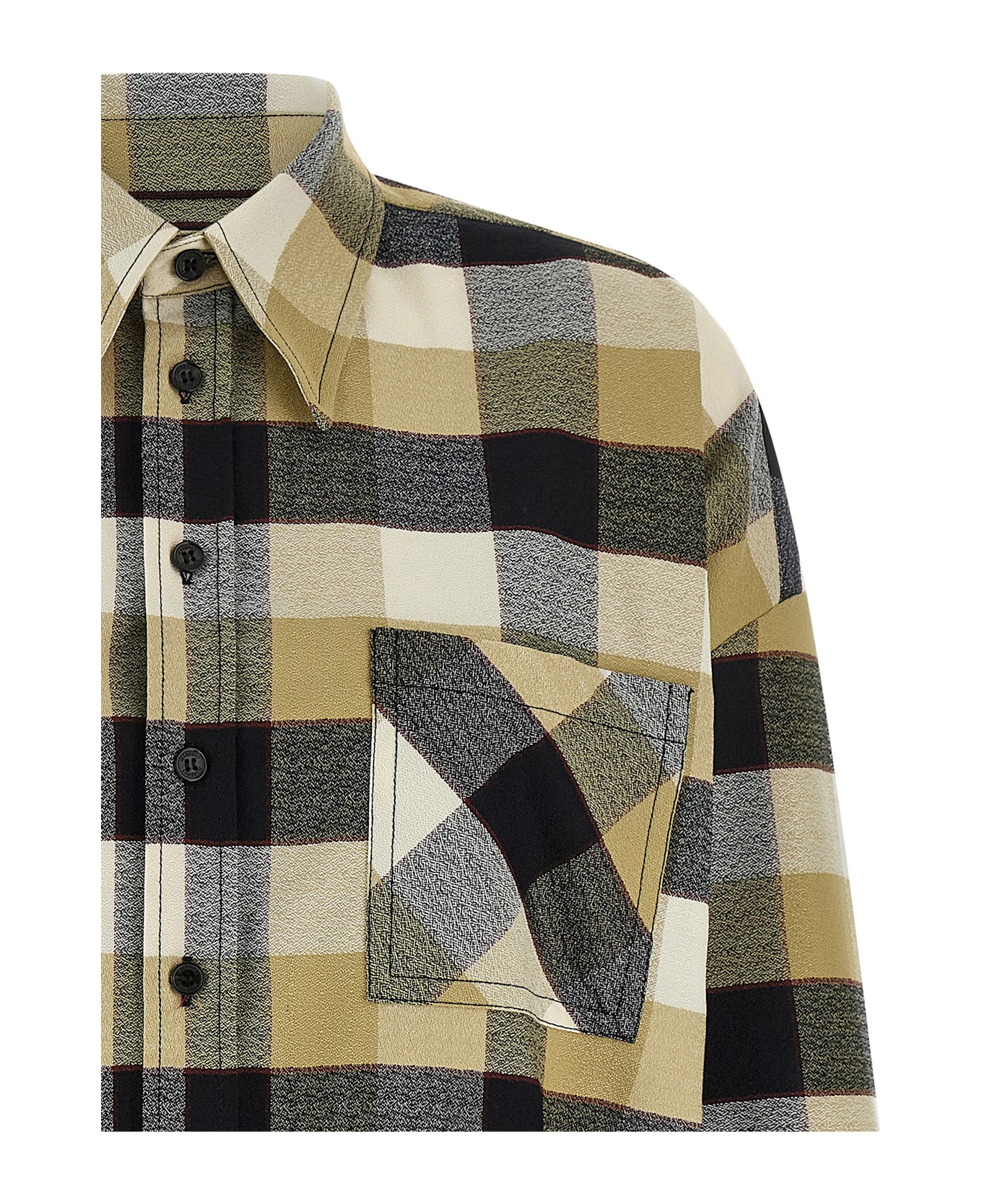 Missoni Check Pattern Shirt - Beige