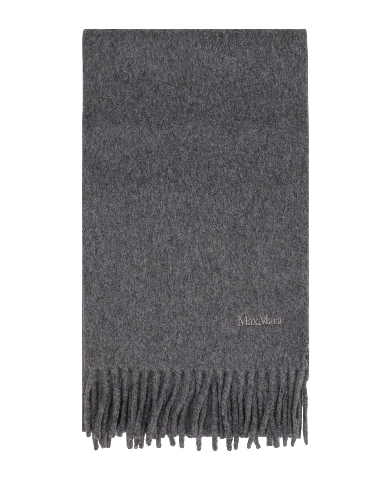 Max Mara Scarf Scilli In Wool - grey