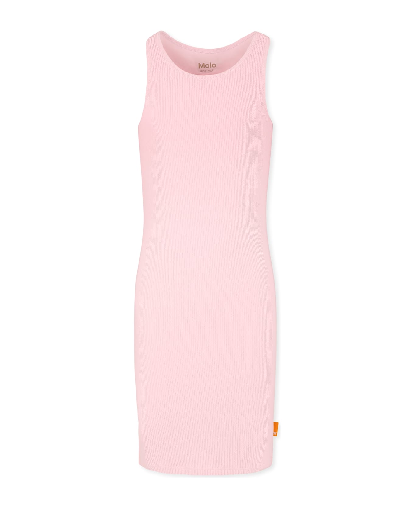 Molo Pink Dress For Girl - Pink
