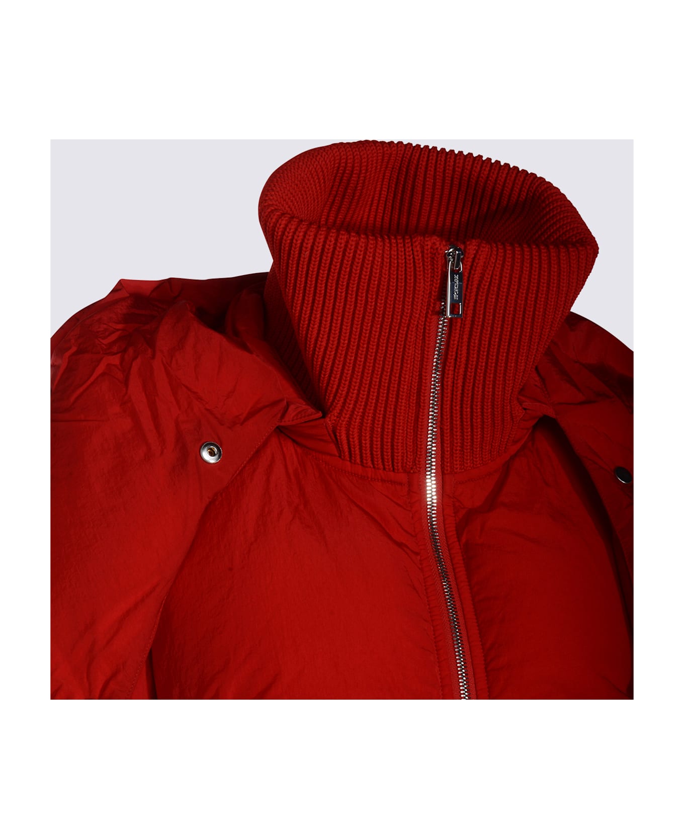 SportMax Red Glizia Down Jacket - Red