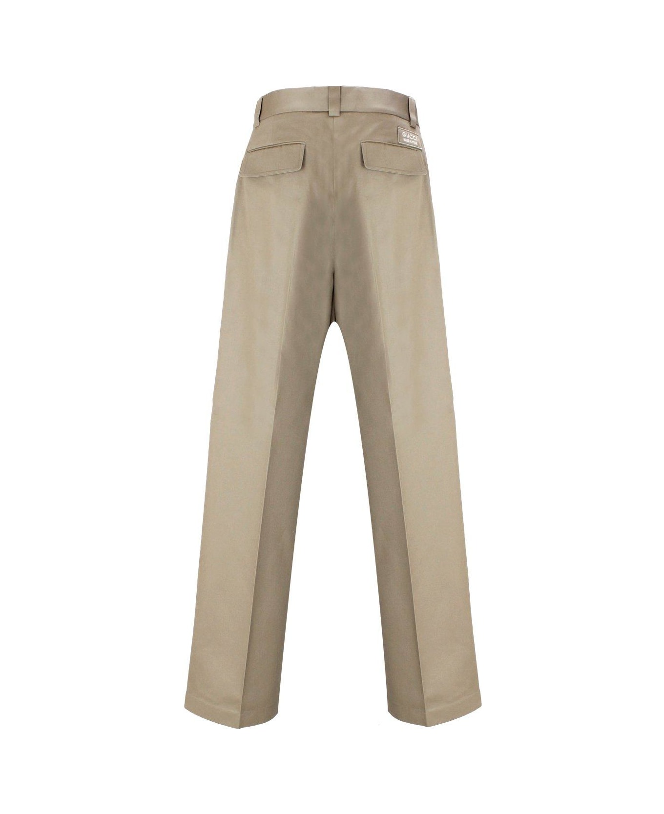 Gucci Wide-leg Cargo Trousers - Cereal