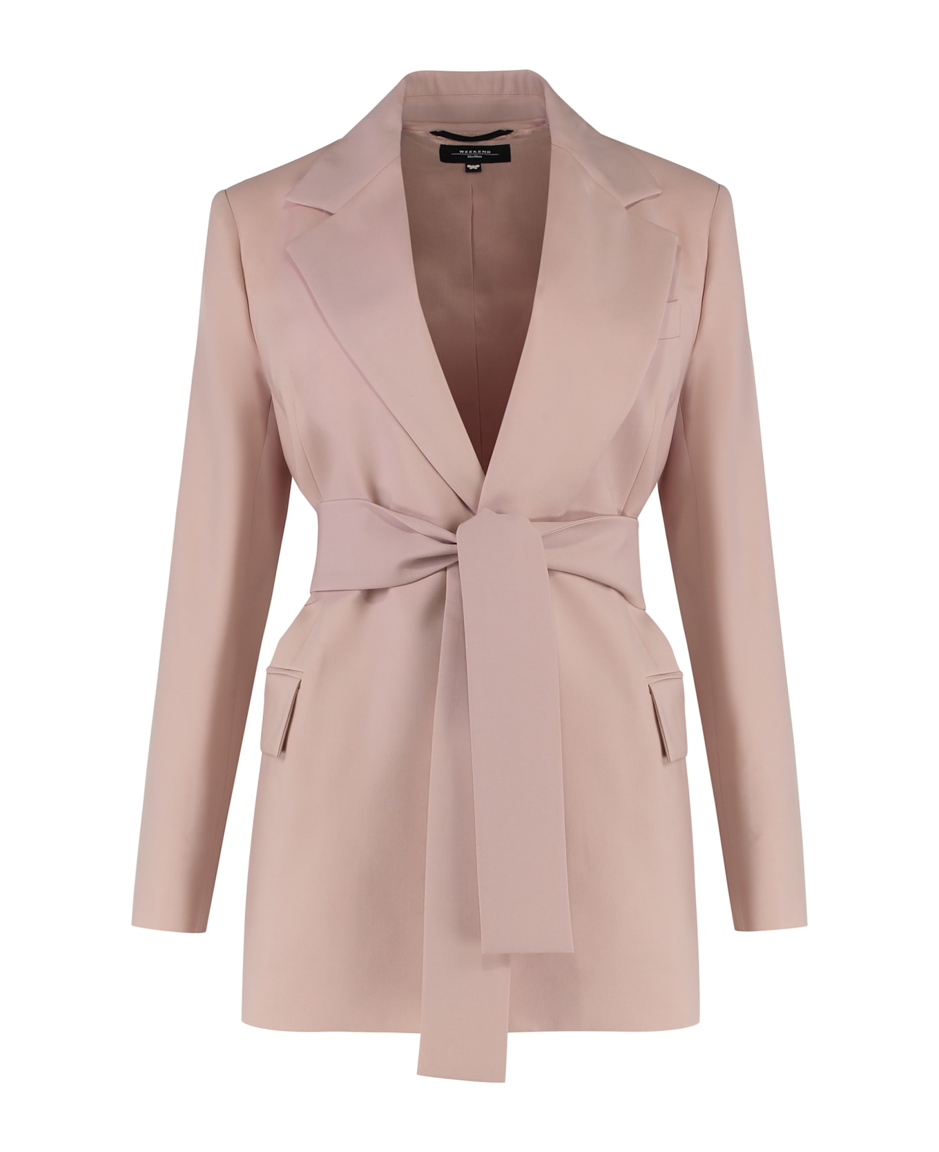 Weekend Max Mara Teso Belted Waist Blazer - Pink ブレザー