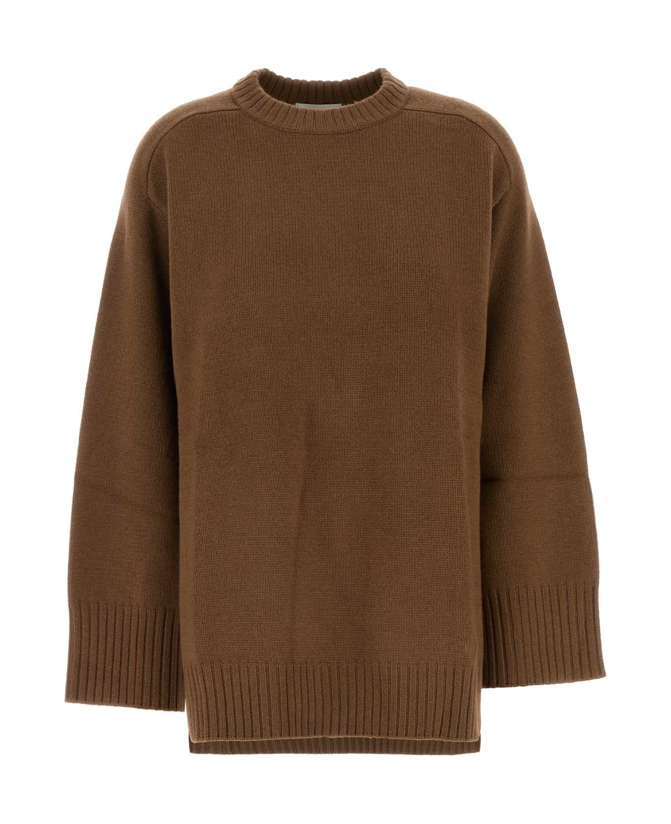 Loulou Studio Brown Wool Blend Oversize Safi Sweater - Brown