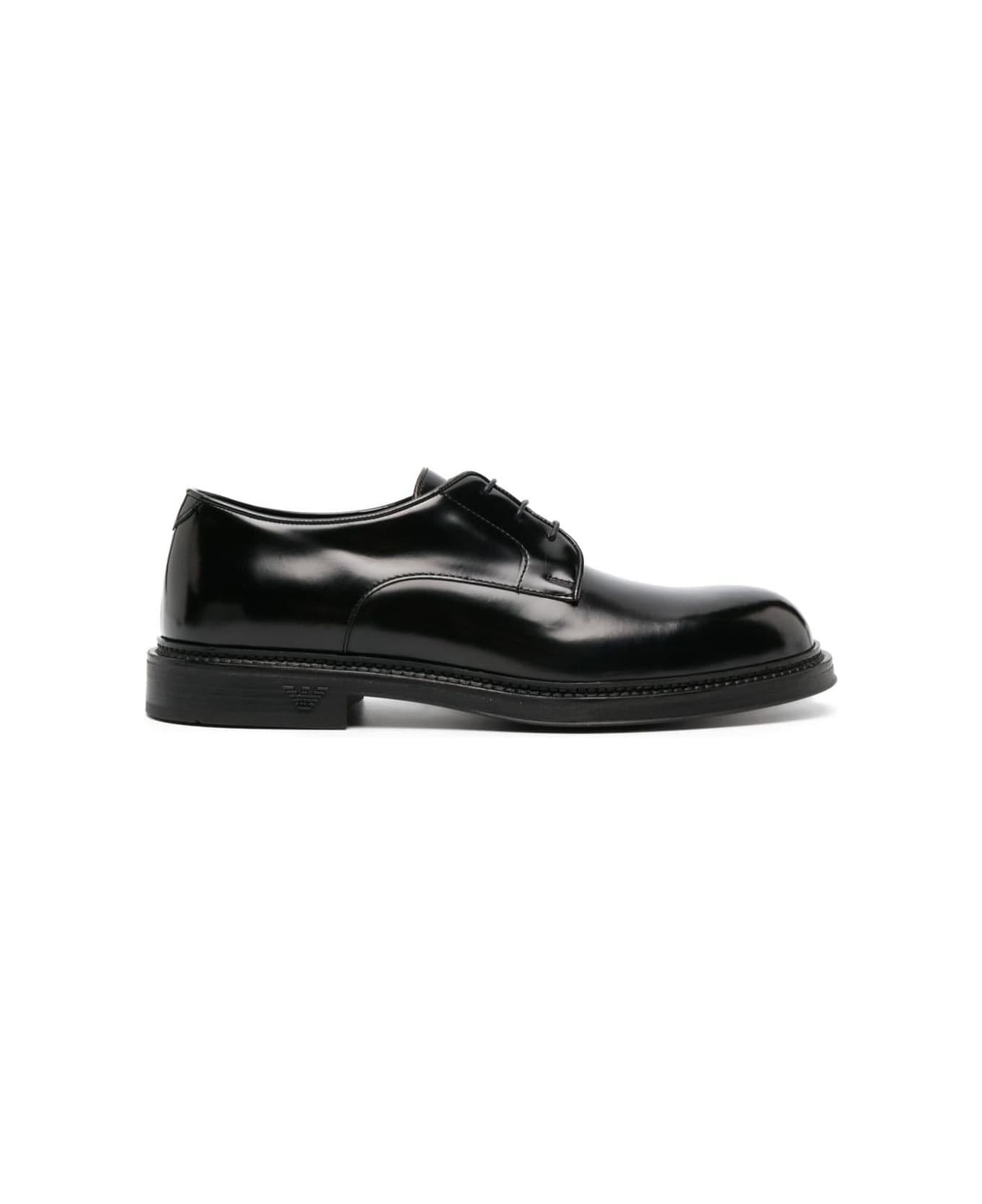 Emporio Armani Lace Up Shoes - Black