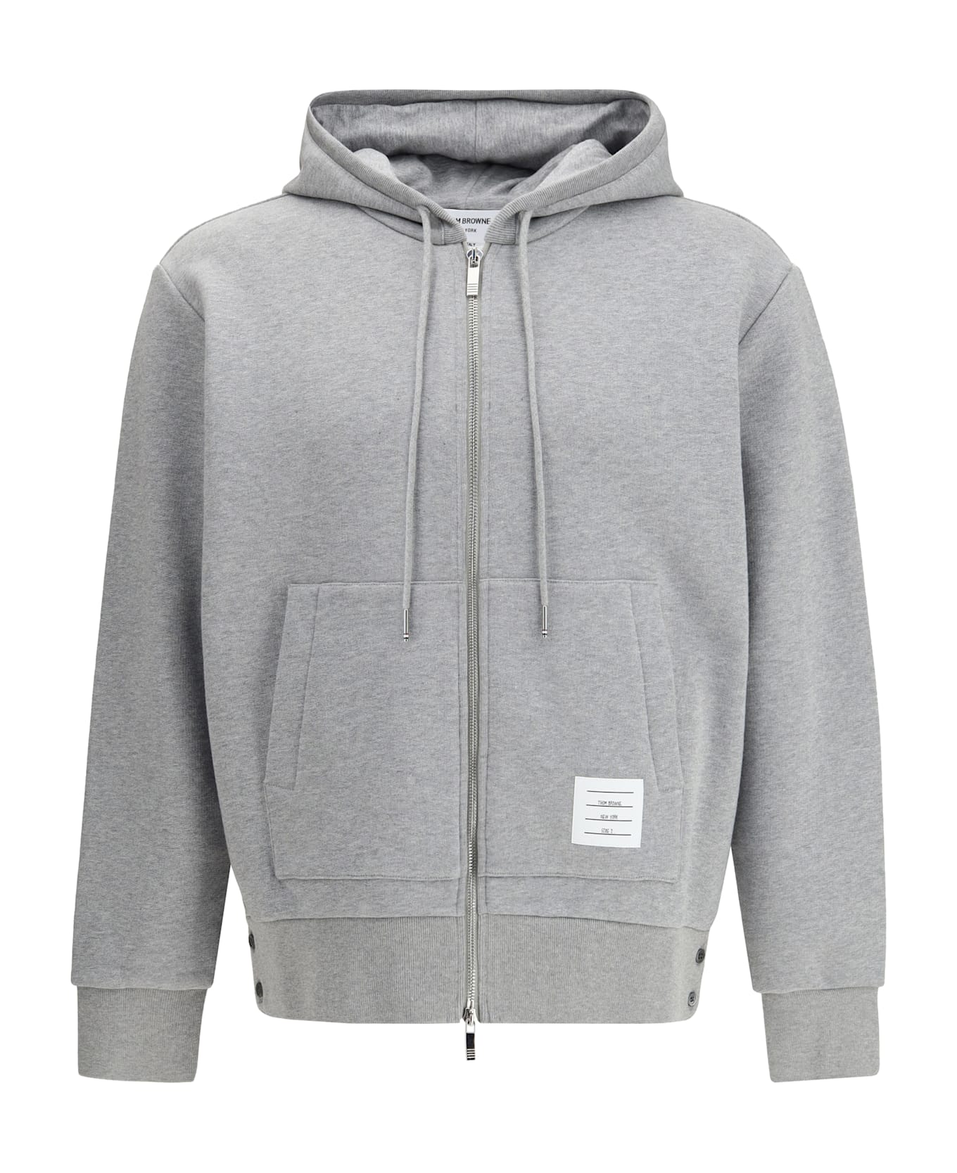 Thom Browne Hooded Hoodie - LT GREY