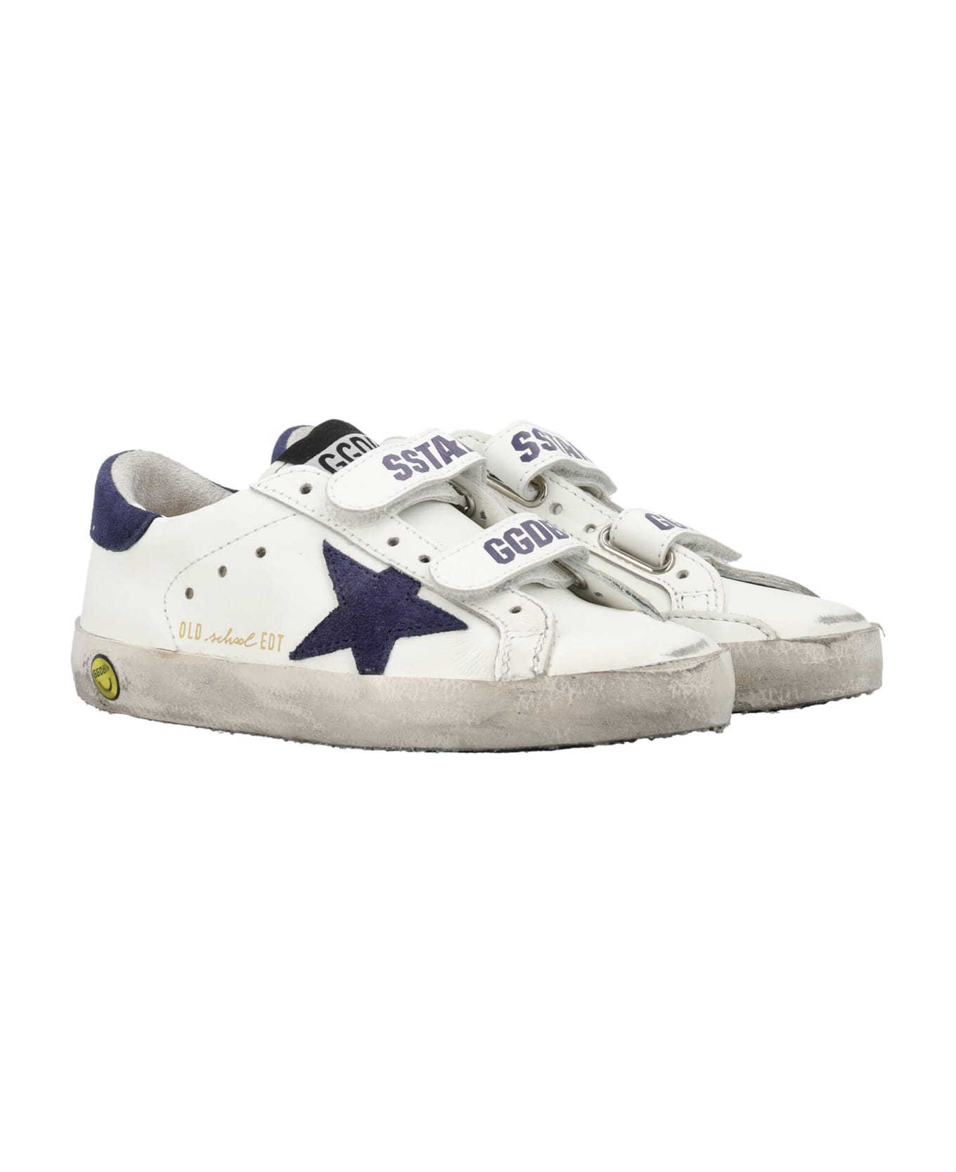 Golden Goose Kid - Old School - WHITE/BLUE DEPTHS