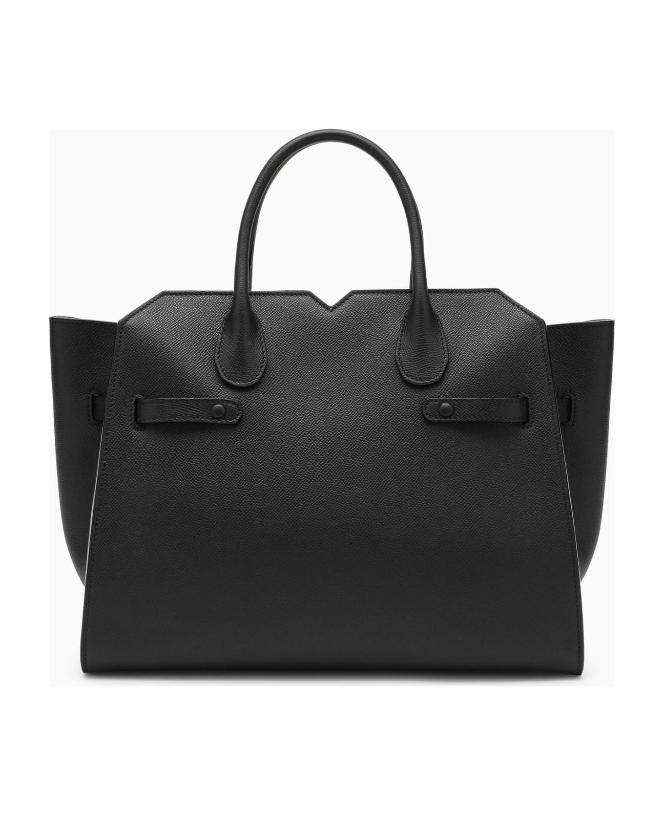 Valextra Medium Black Milan Bag | italist