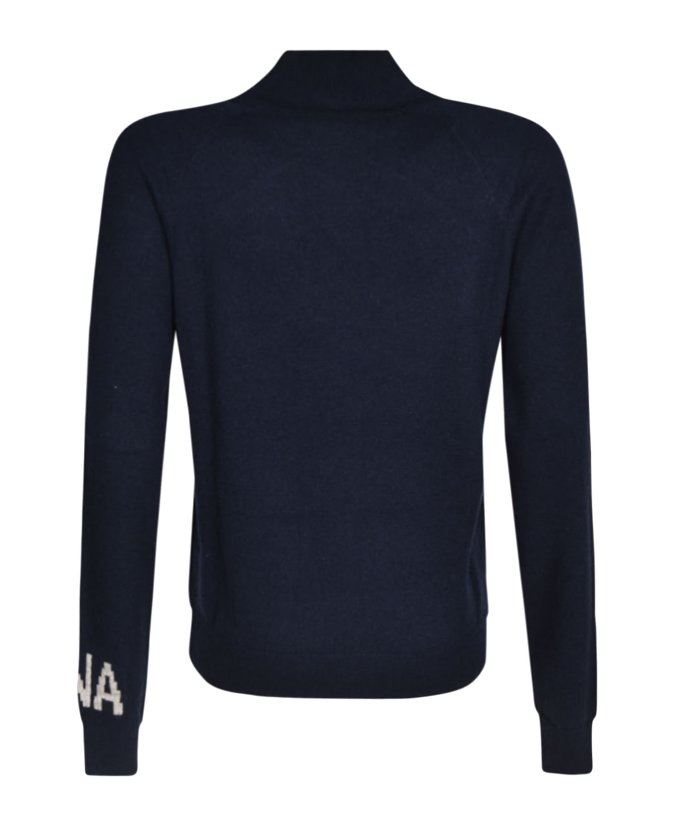 Nina Ricci Logo Sleeve Sweater - Blue