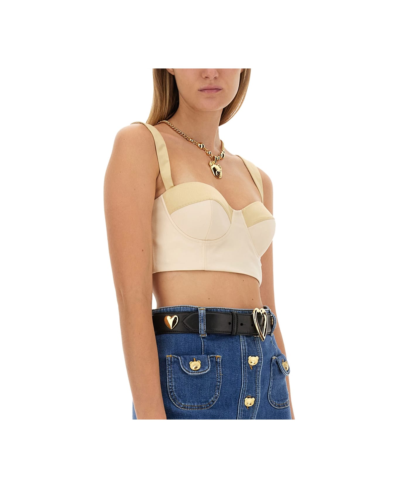 Moschino Top Bustier - IVORY