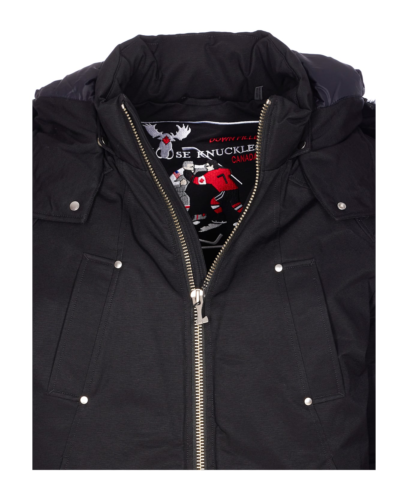 Moose Knuckles Original Ballistic Bomber - Black