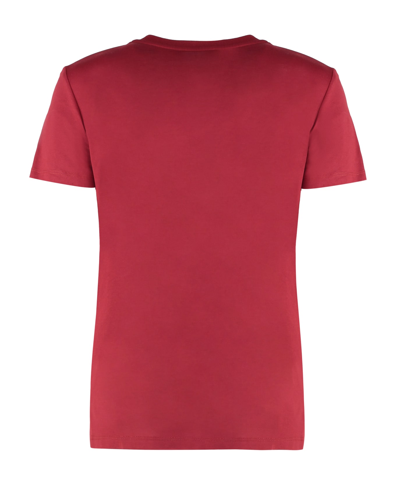 Max Mara Logo Embellished Crewneck T-shirt - red