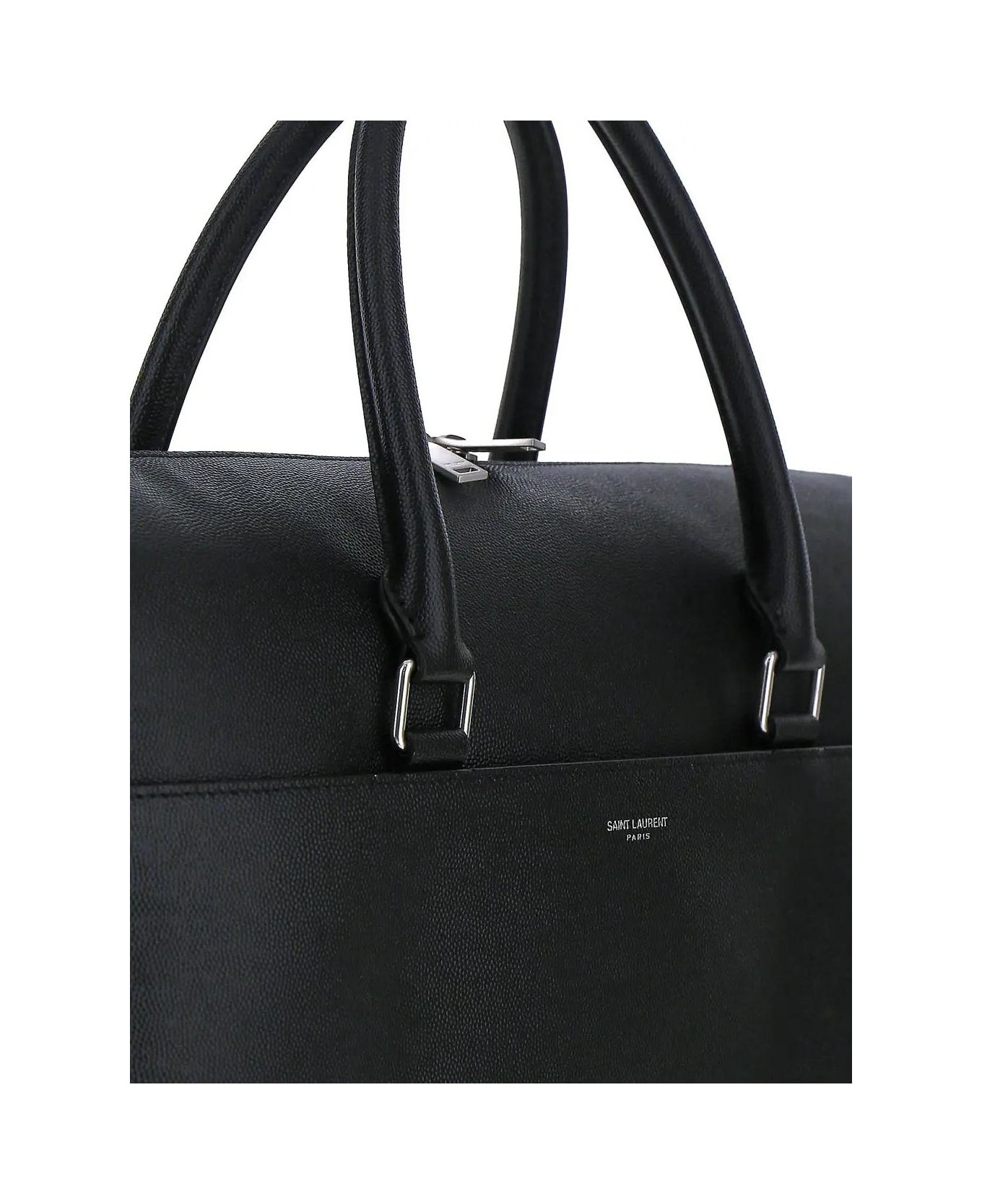 Saint Laurent Duffle Briefcase Bag - BLACK
