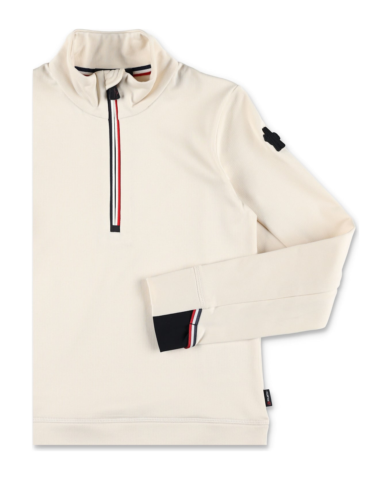 Moncler Grenoble Kids Polartec® Half-zip Top - IVORY