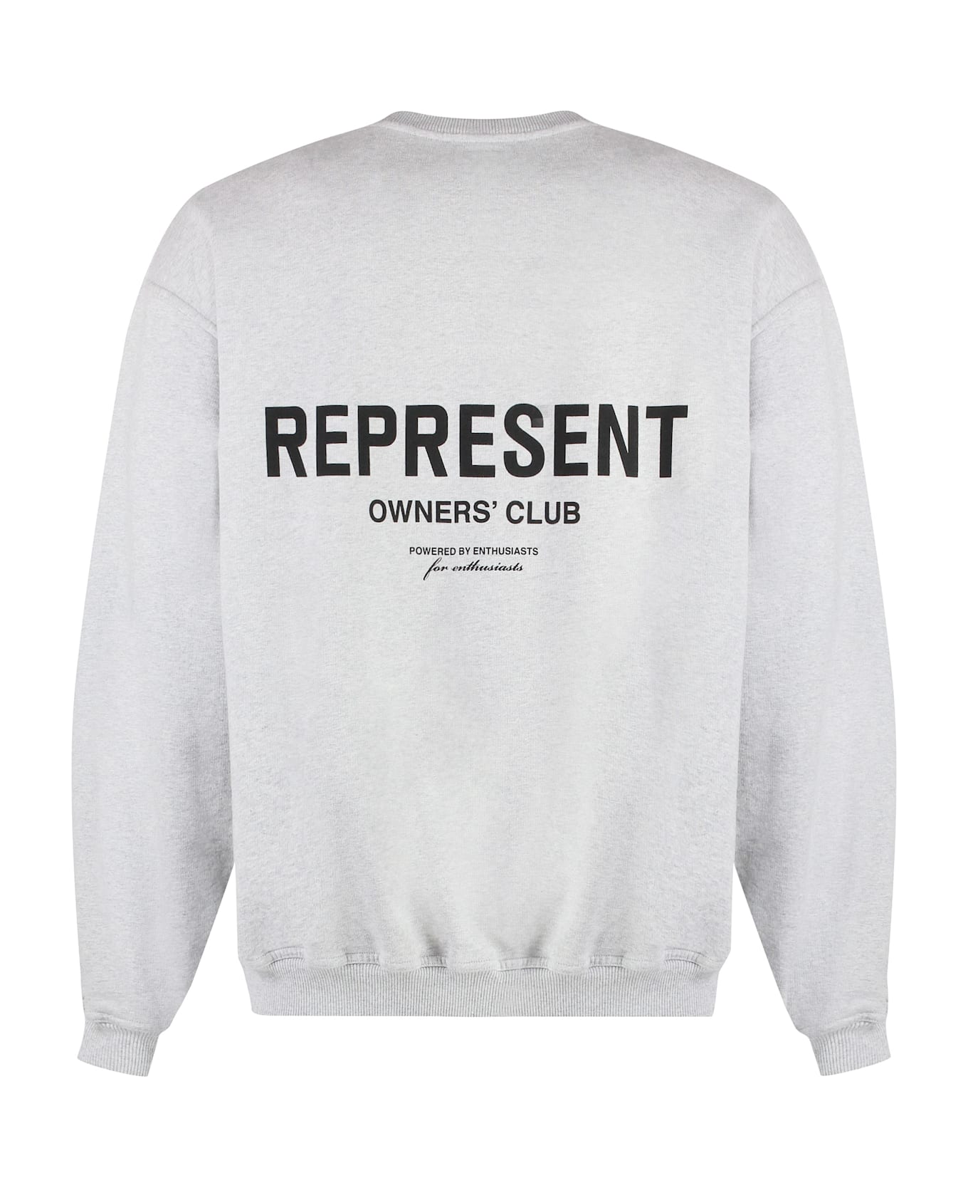 REPRESENT Cotton Crew-neck Sweatshirt - grey