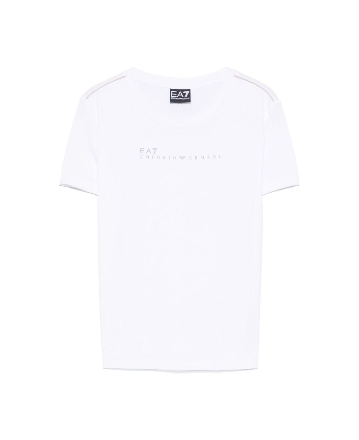 EA7 Logo T-shirt - White