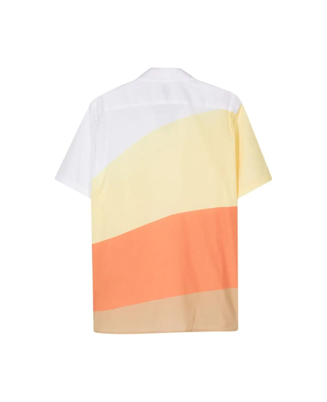 PS by Paul Smith Mens Ss Casual Fit Shirt - Yellows シャツ