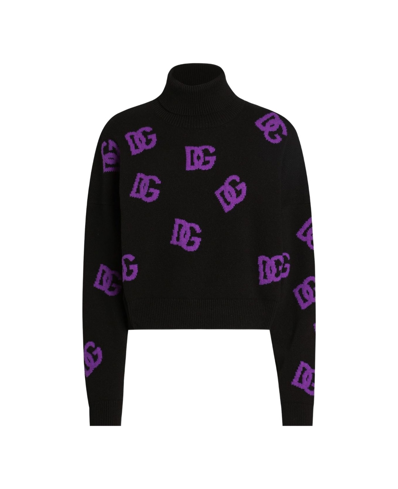 Dolce 
Gabbana Wool Turtle-neck Jumper - Black