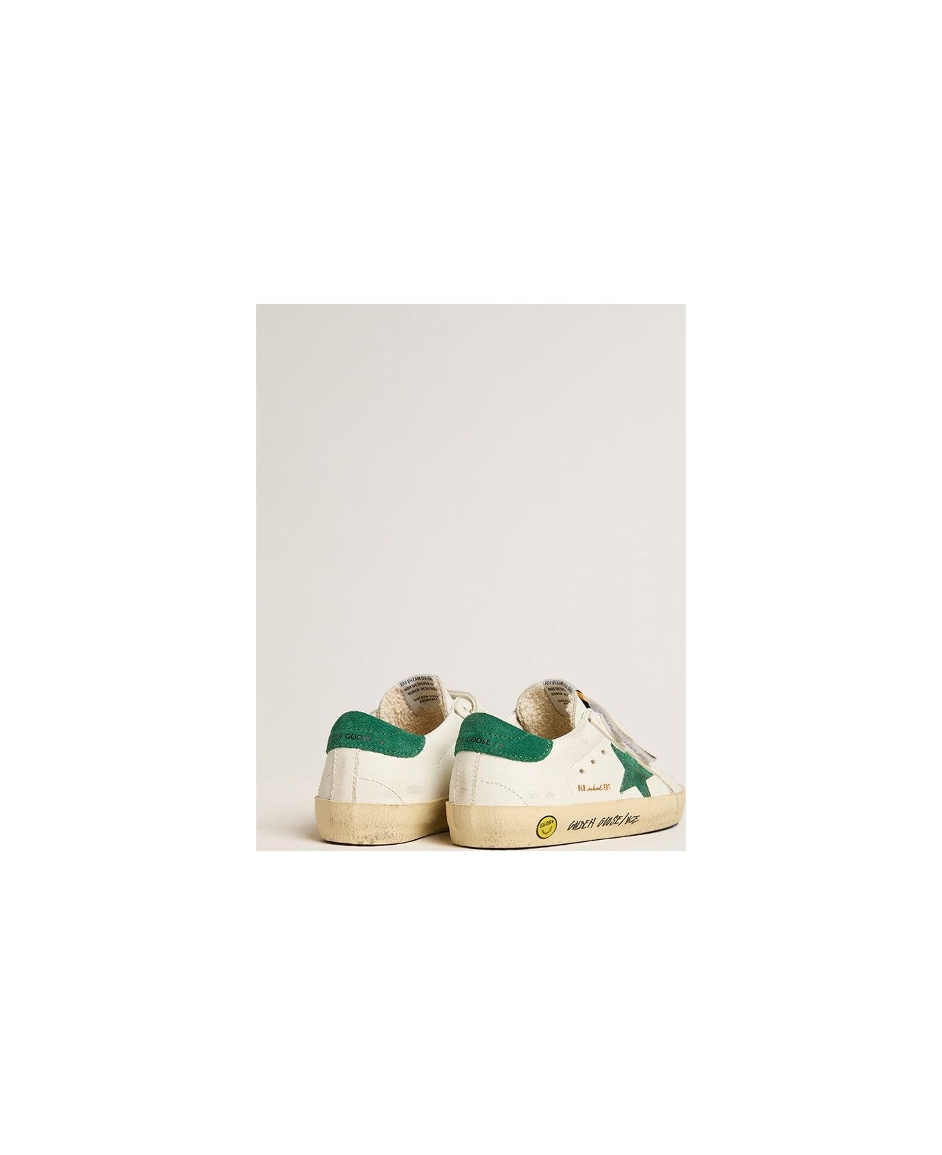 Golden Goose Sneakers Old School - WHITE/GREEN