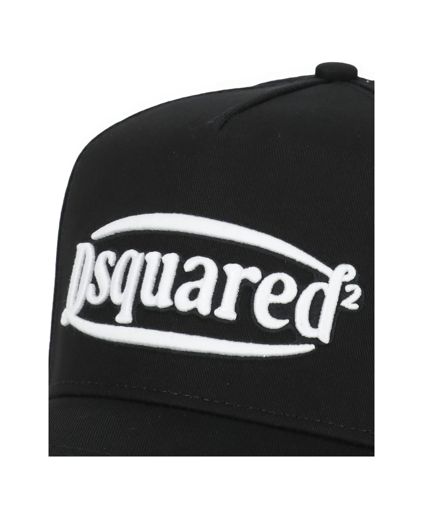 Dsquared2 Baseball Cap With Logo - Black 帽子