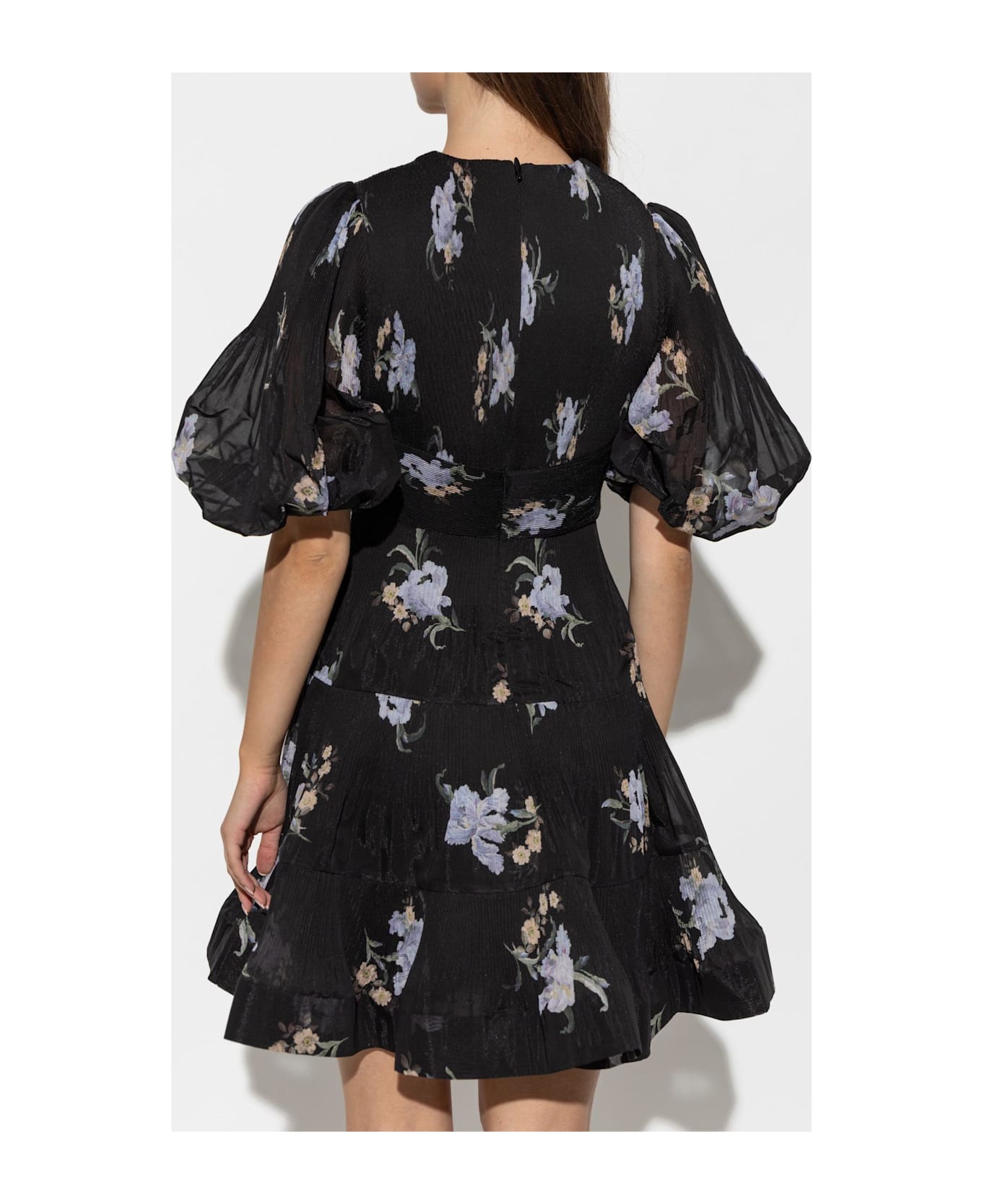 Zimmermann Dress With Floral Motif - Black