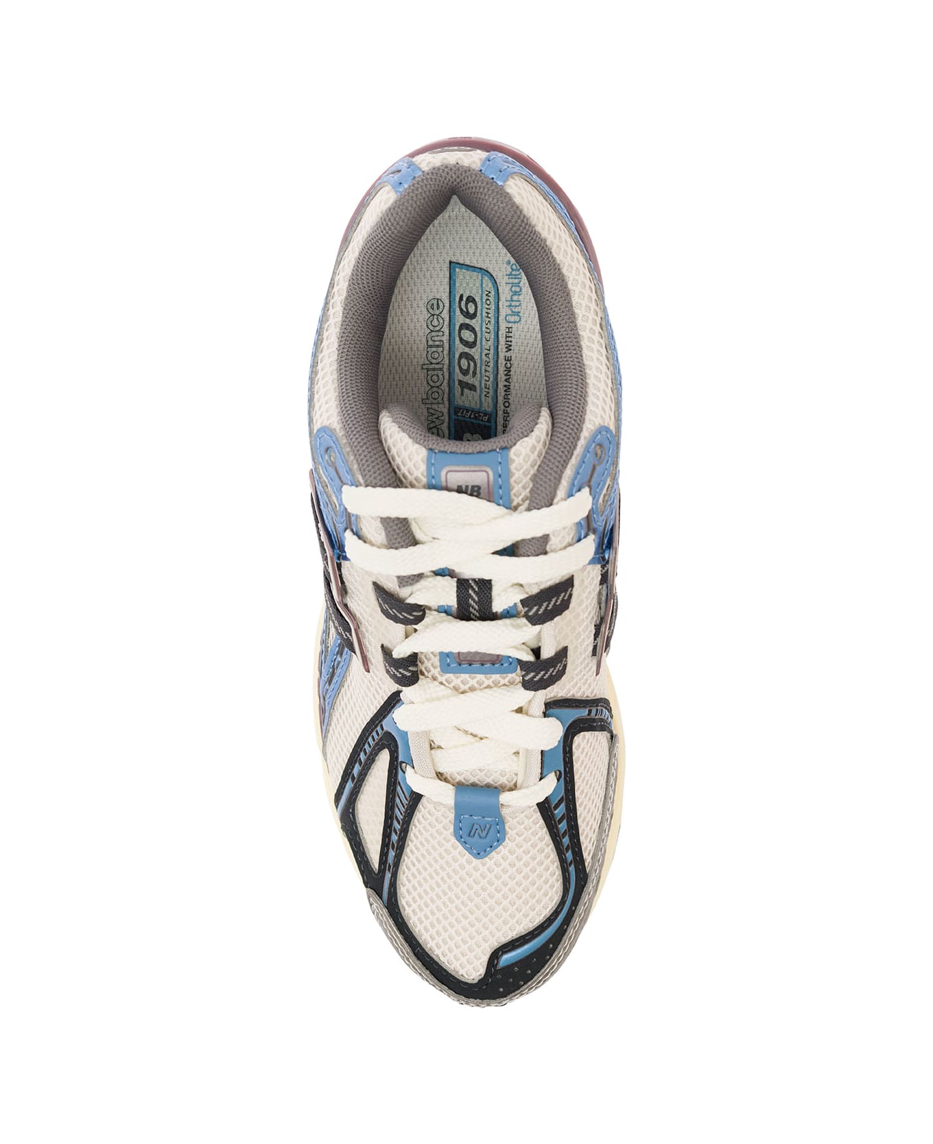 New Balance '1906r' Multicolor Low Top Sneakers With Logo Detail In Mix Of Techno Fabrics Woman - Blu スニーカー