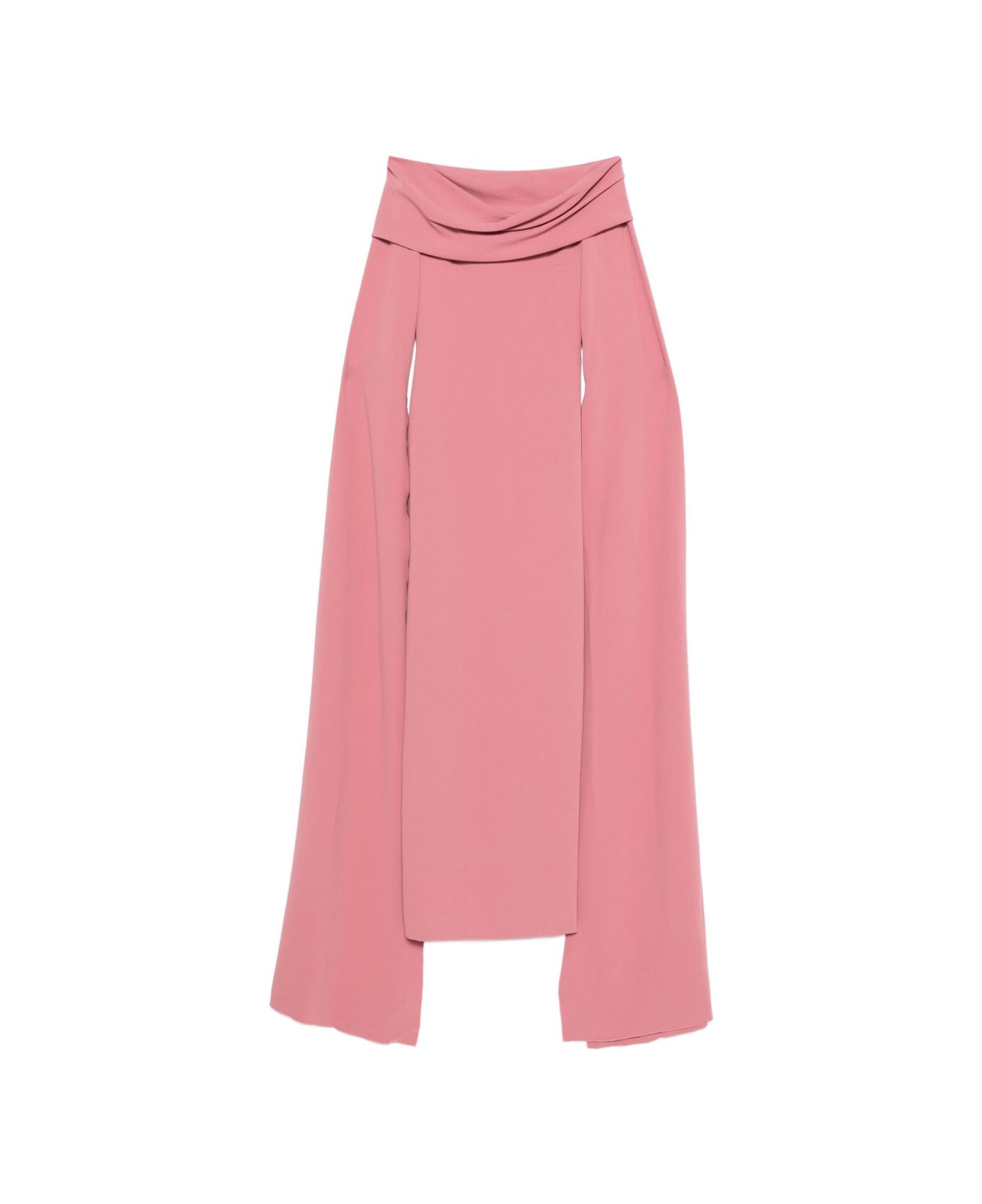 Solace London Nuri Midi Dress - Pink