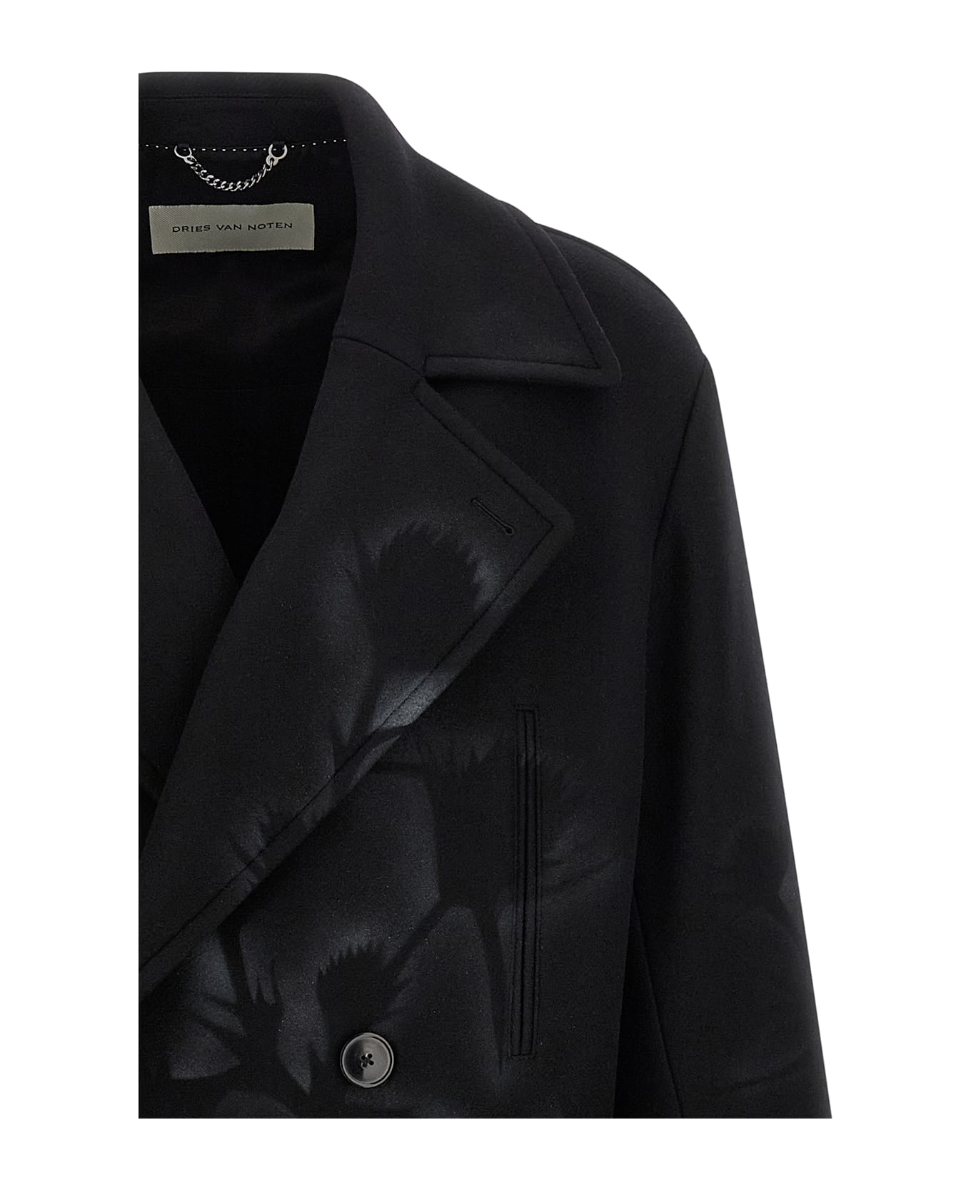 Dries Van Noten Double-breasted Coat - Black  