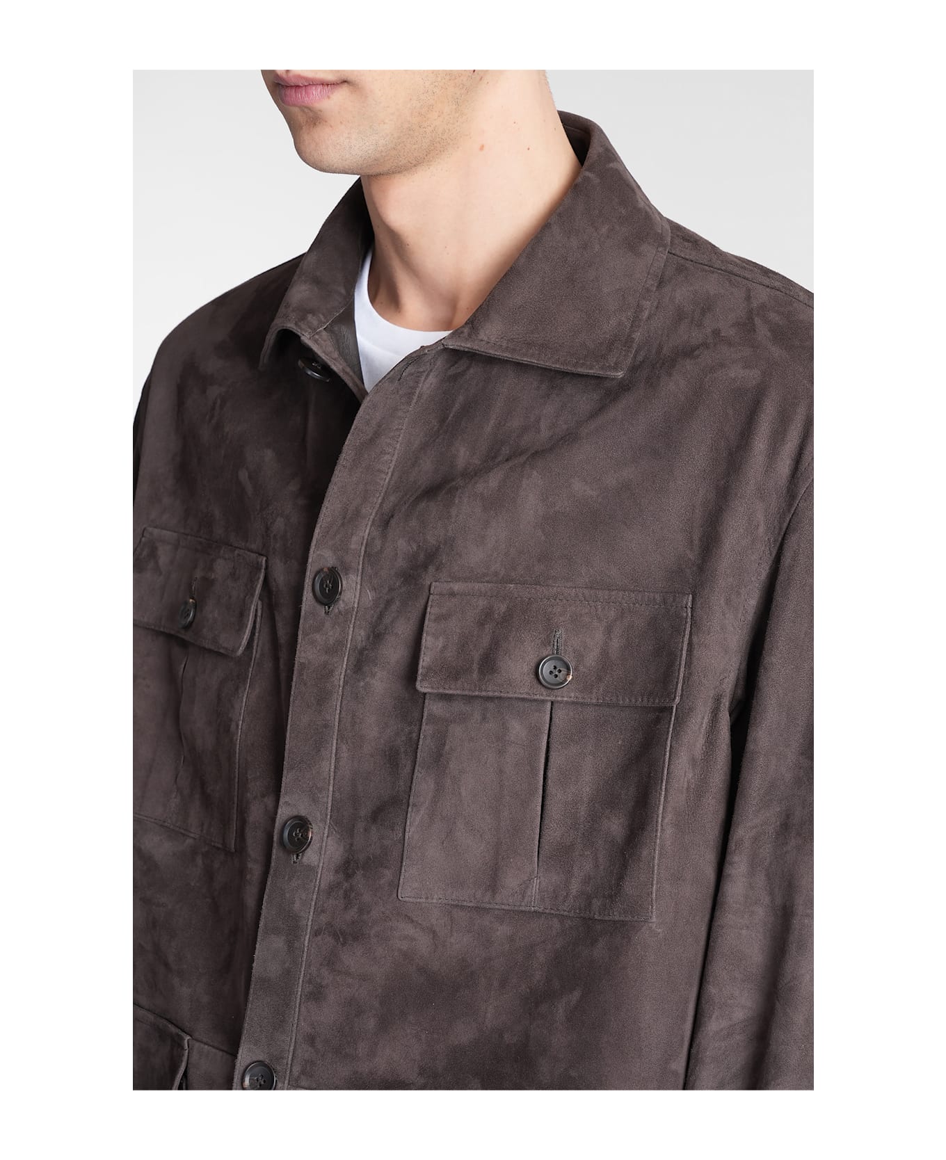Bally Leather Jacket In Brown Leather - brown