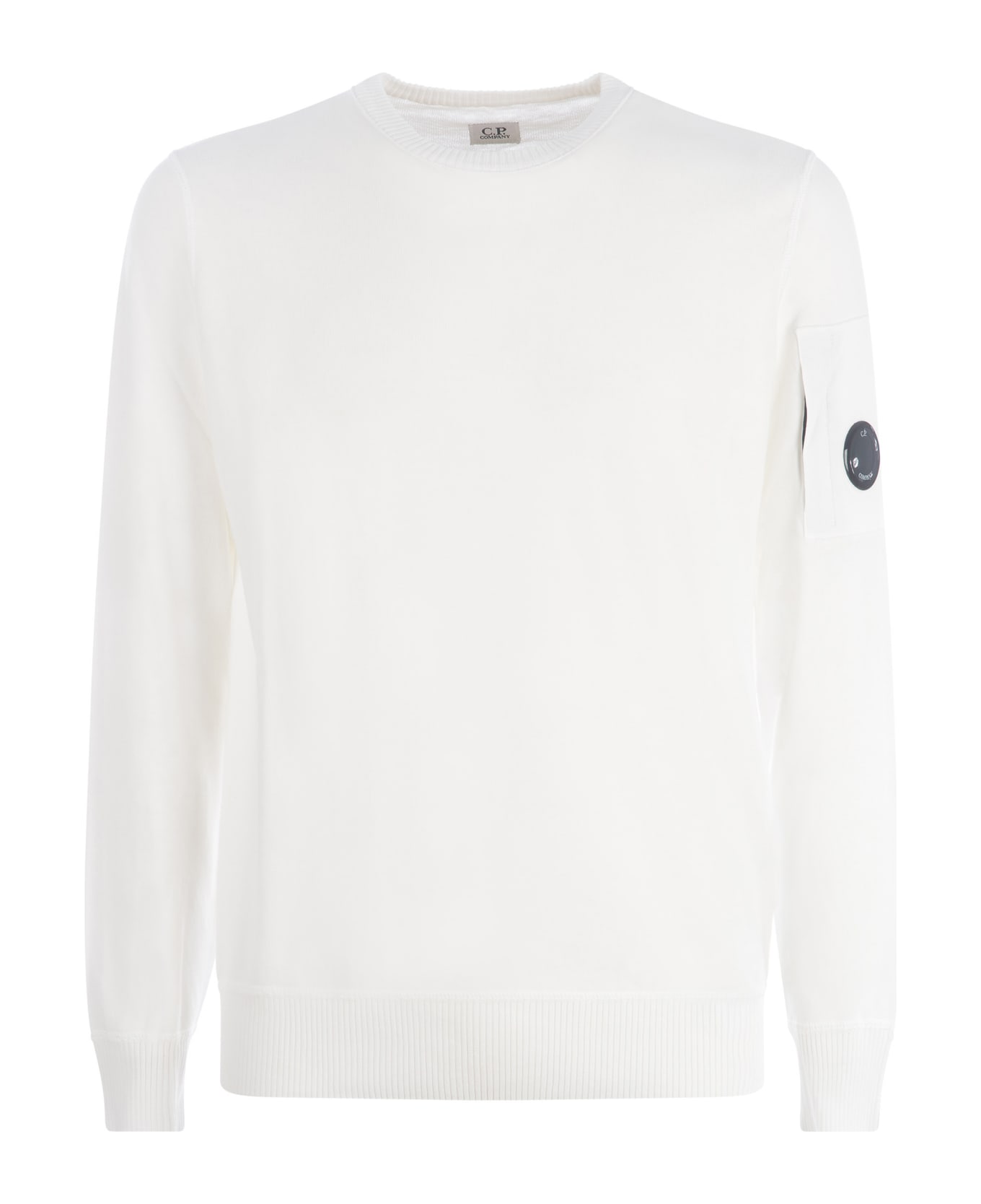 C.P. Company Sweater C.p. Company In Cotton Thread - Bianco