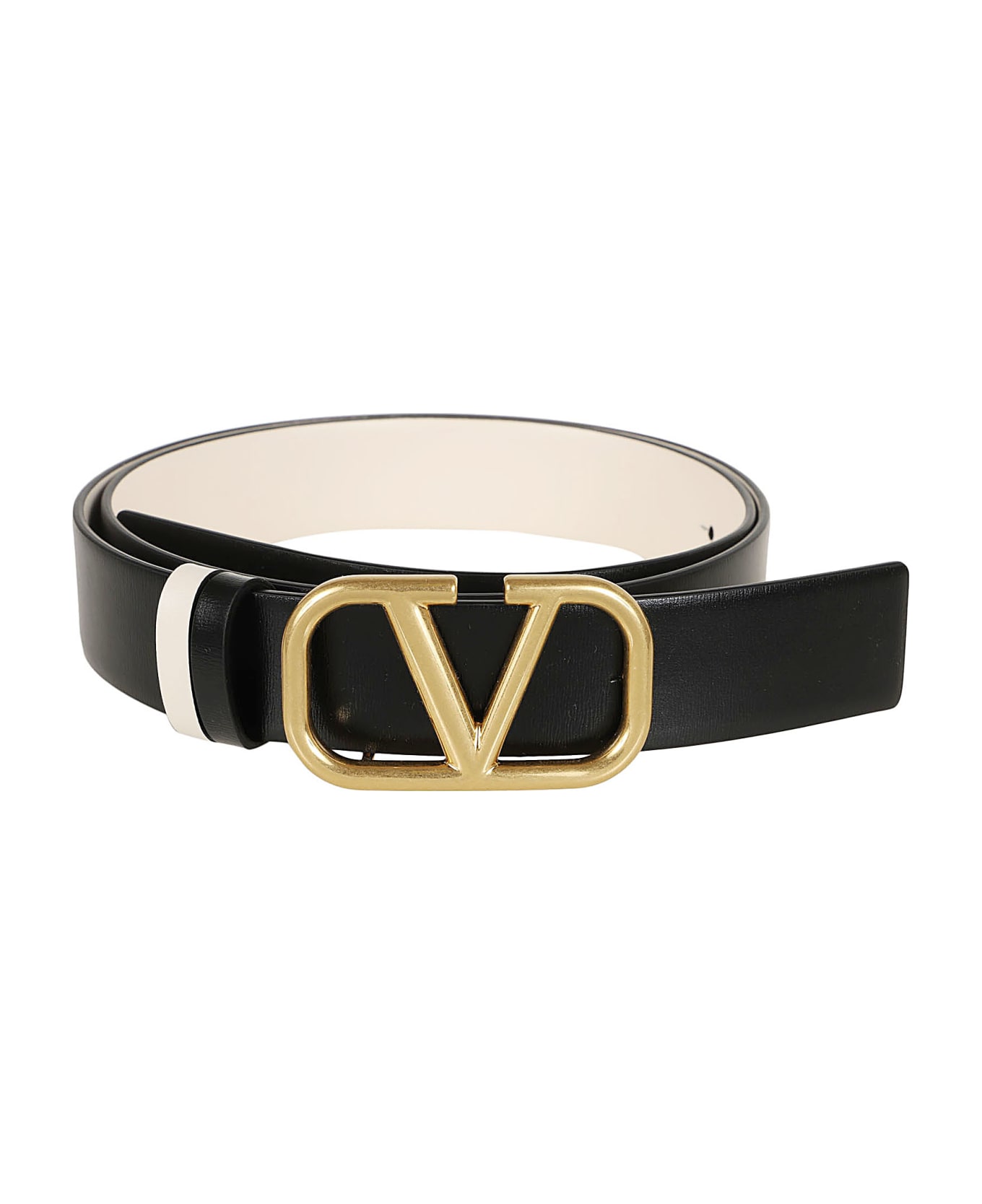 Valentino Garavani Belt H.30 - Nero Light Ivory