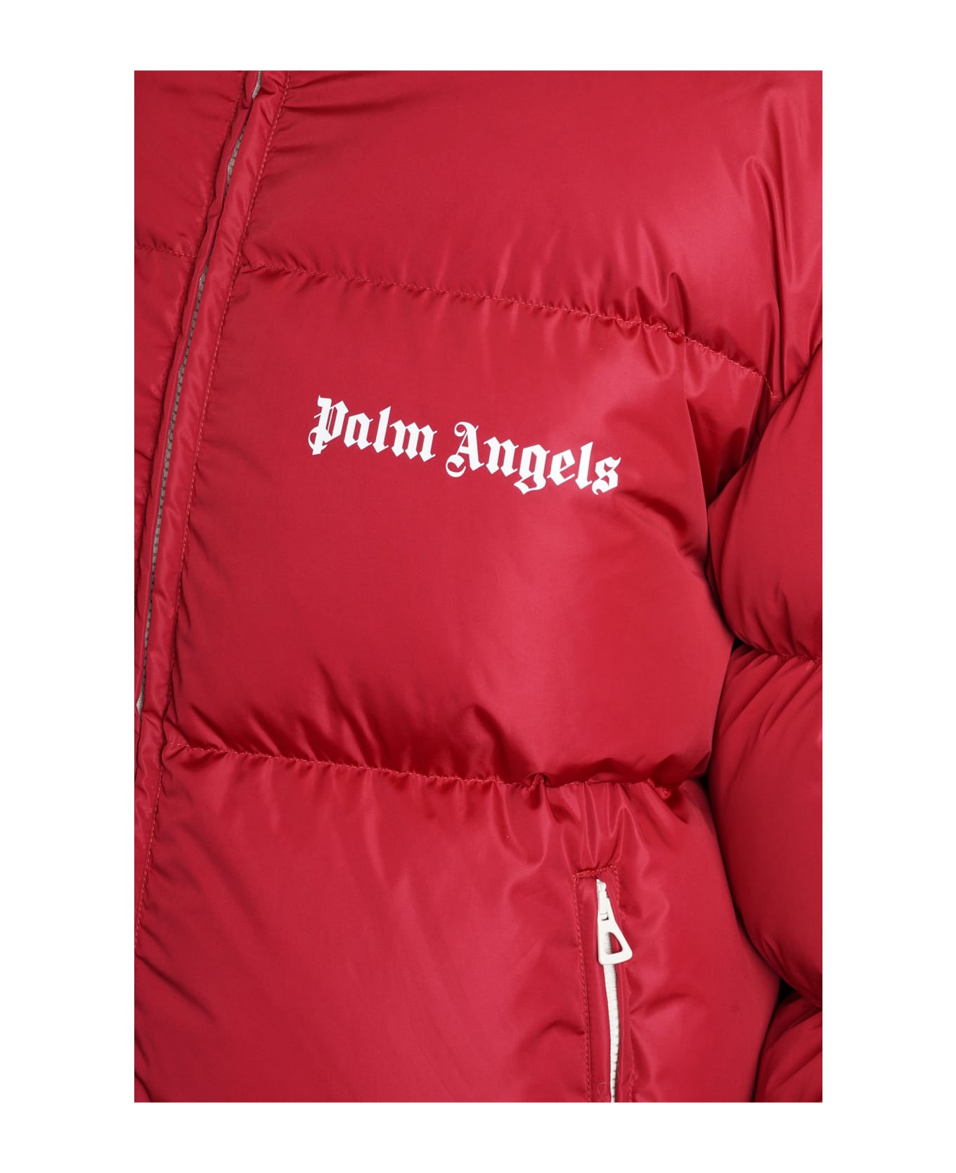 Palm Angels Puffer In Red Polyamide - red