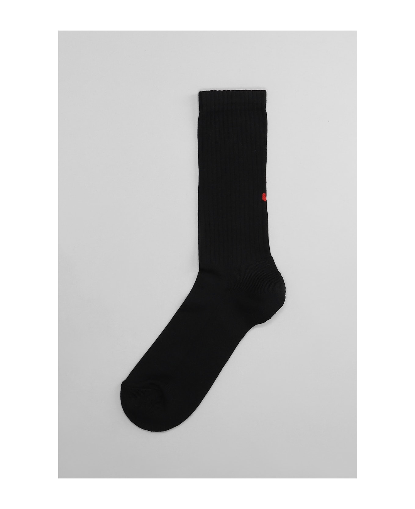 Barrow Socks In Black Cotton - black