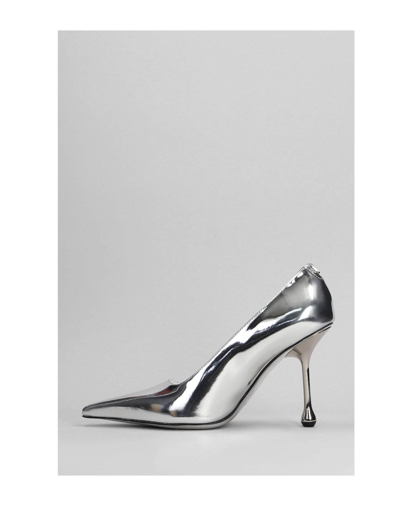 Jimmy Choo Ixia 95 Pumps In Silver Leather - silver