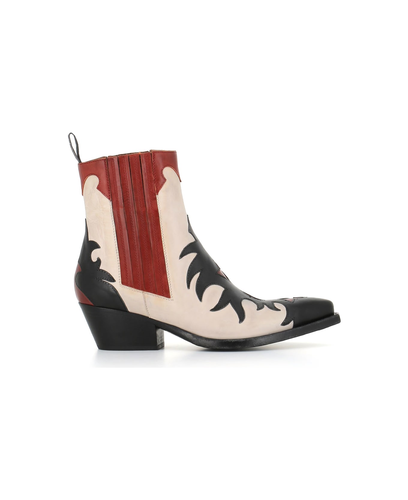 Sartore Texano Sr3651yf - Bianco/nero/rosso