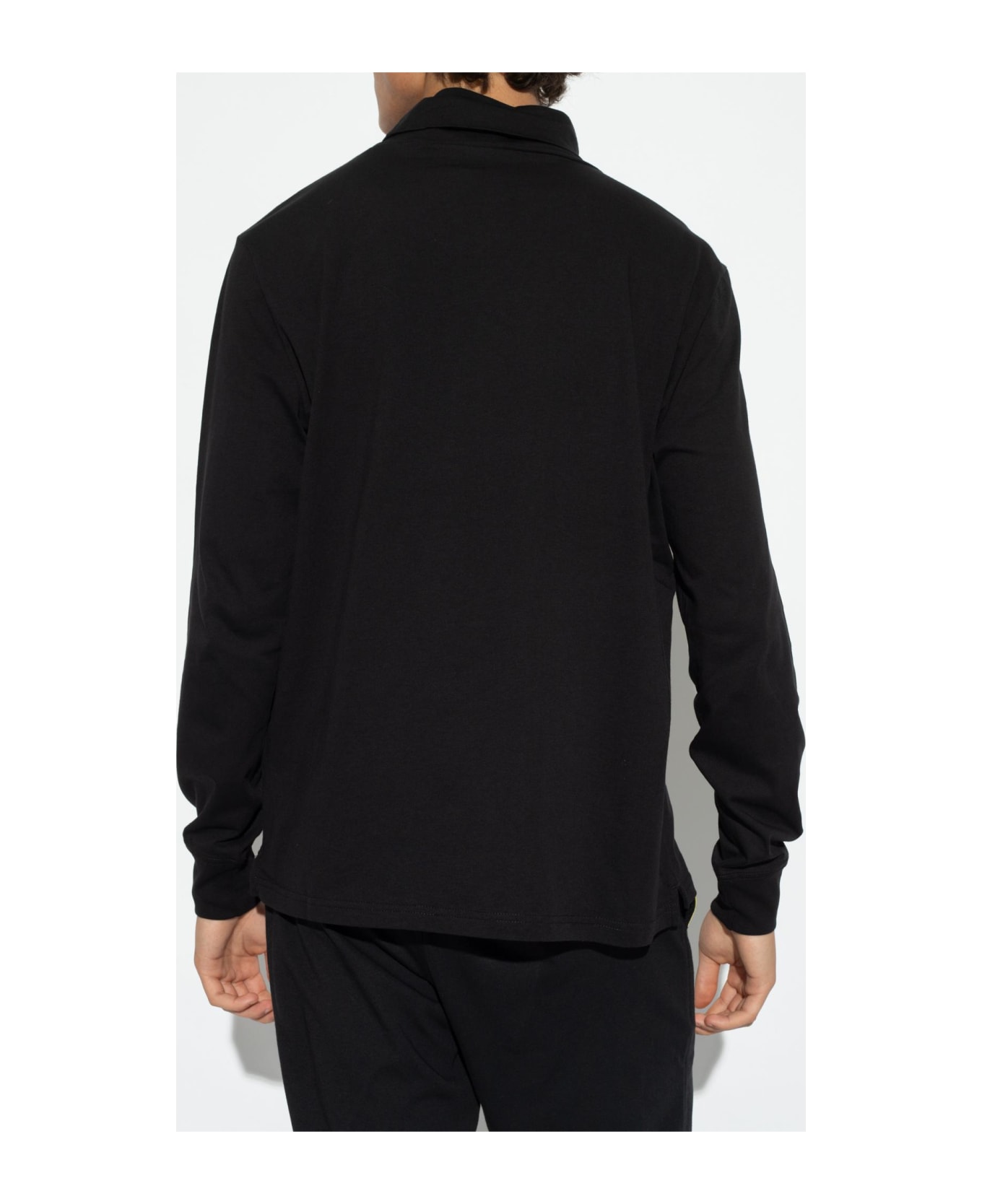 PS by Paul Smith Ps Paul Smith Turtleneck Sweater With Patch - BLACK ニットウェア