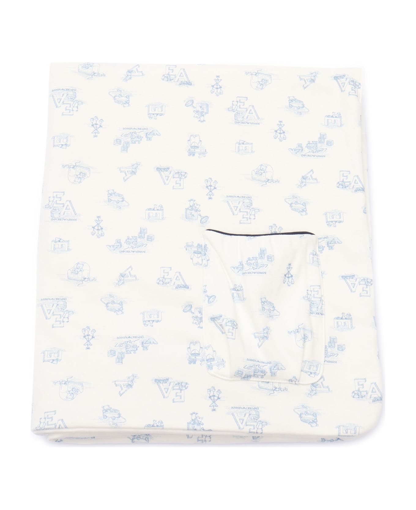 Emporio Armani Blanket - WHITE